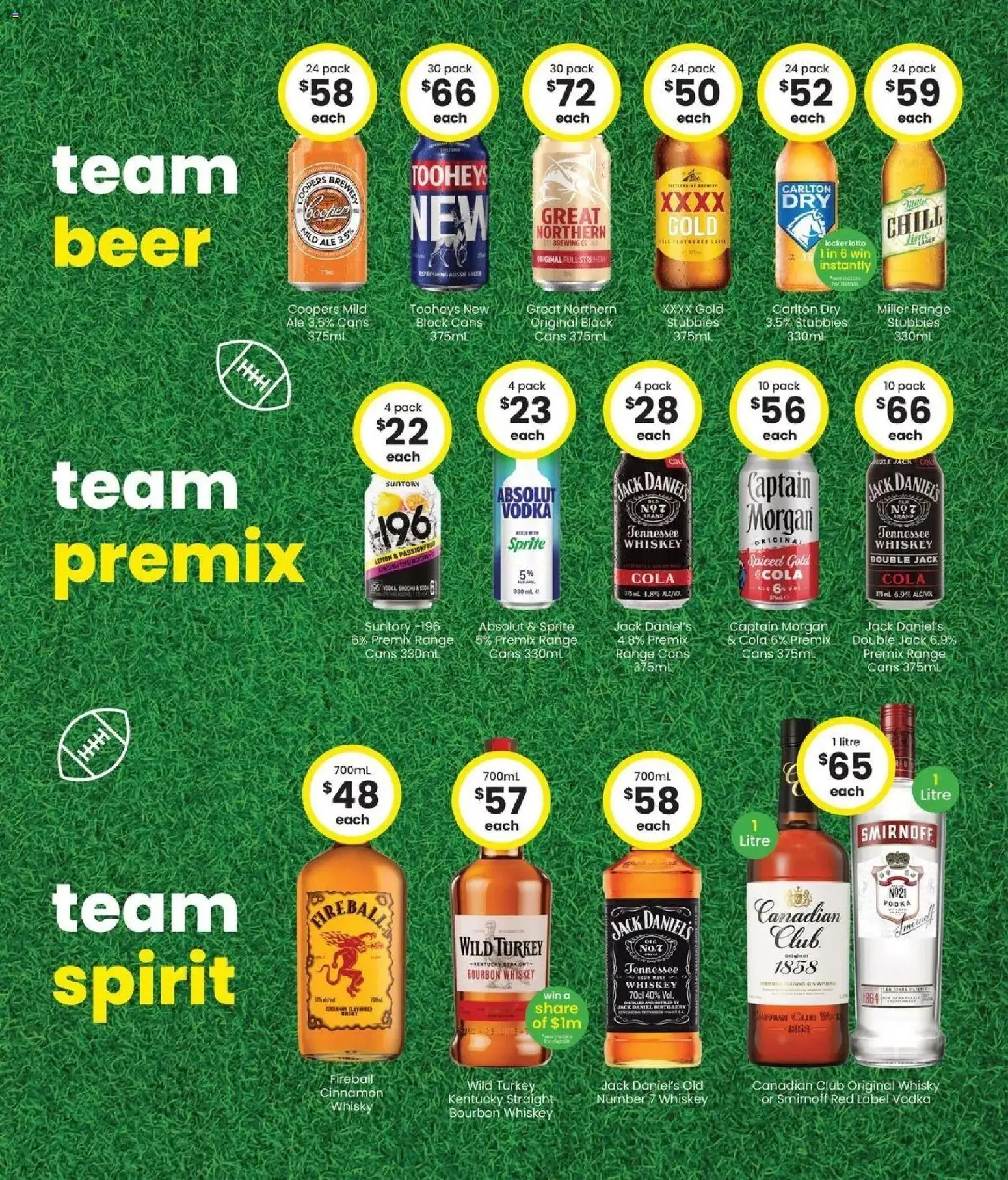The Bottle-O - Good value booze for good value fans 14/09 - 14/09/2026 > weekly / monthly specials | Page: 2 | Products: Beer, Bourbon, Vodka, Lemon