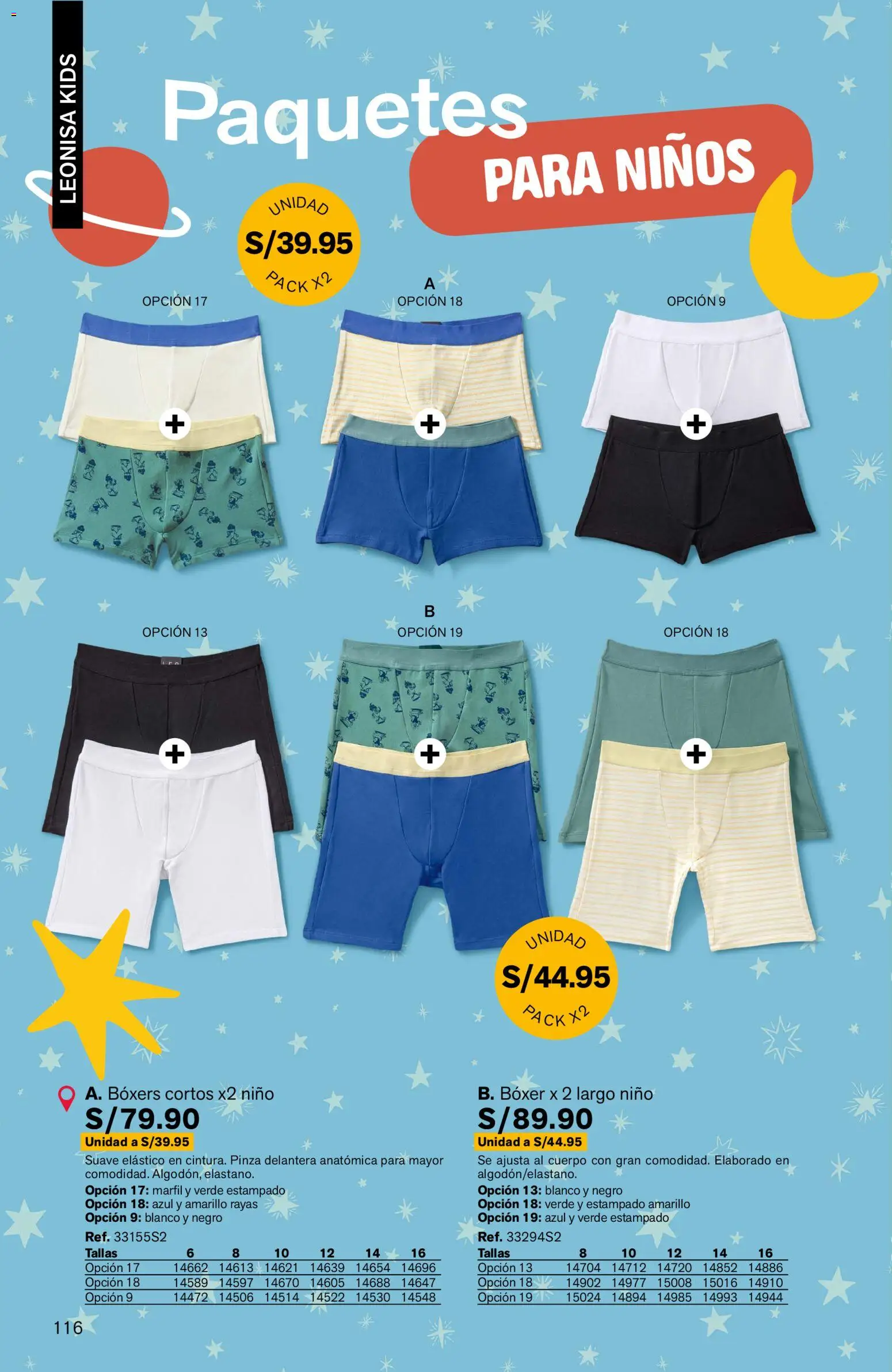 Catálogo Leonisa válido desde 04/08/2026 | Página: 116 | Productos: Boxers