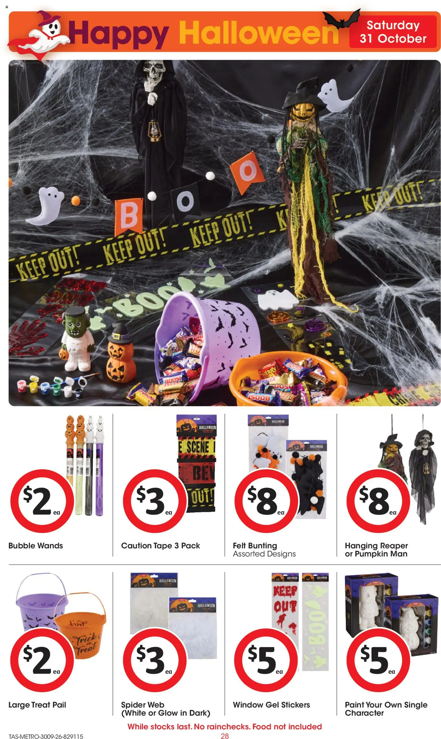 Coles catalogue - valid from 30/09/2026 | Page: 28 | Products: Food, Window, Pumpkin, Decoration