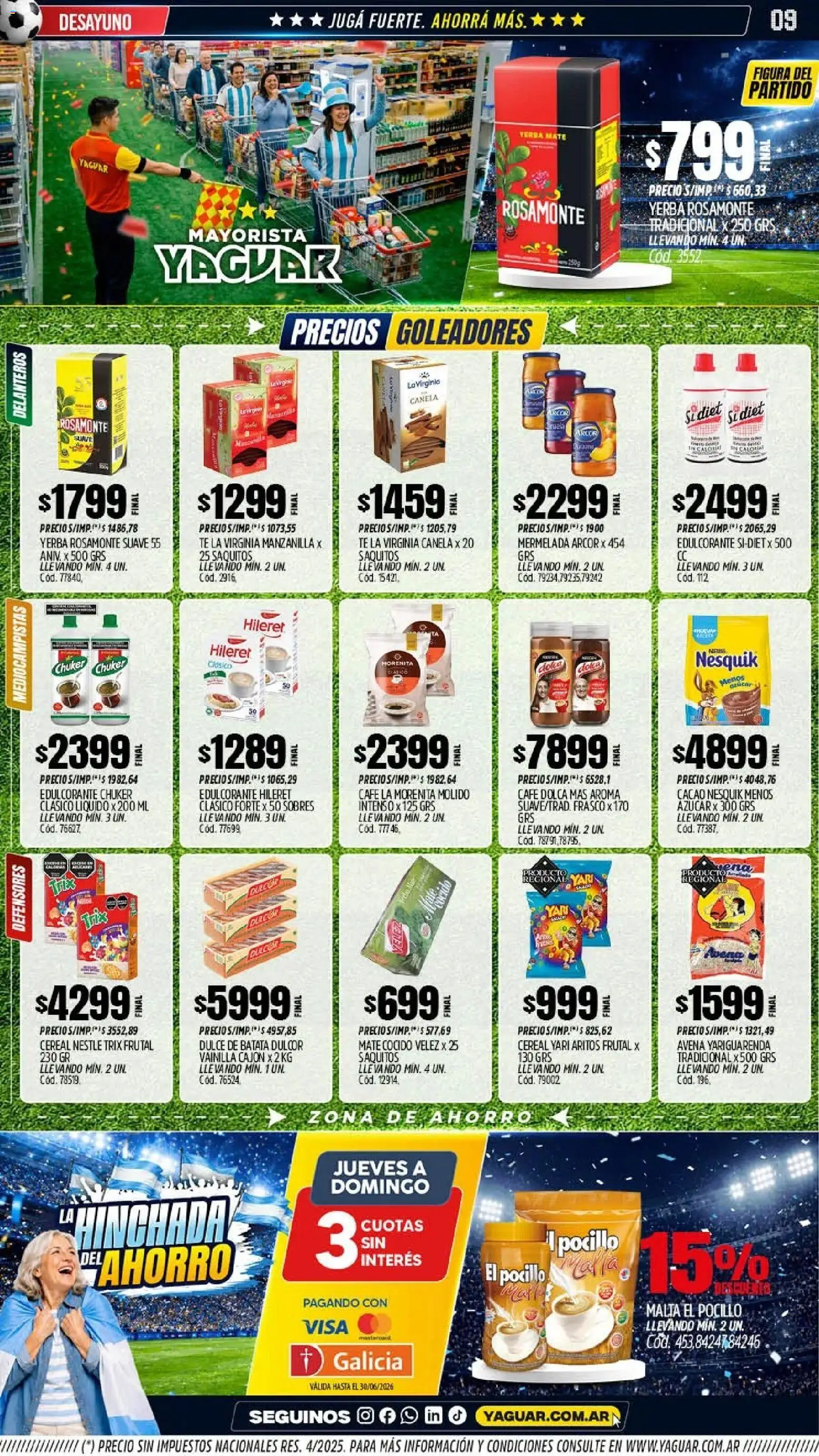 Yaguar - Oferta Semanal Salta │ válido desde el 22/06/2026 | Página: 9