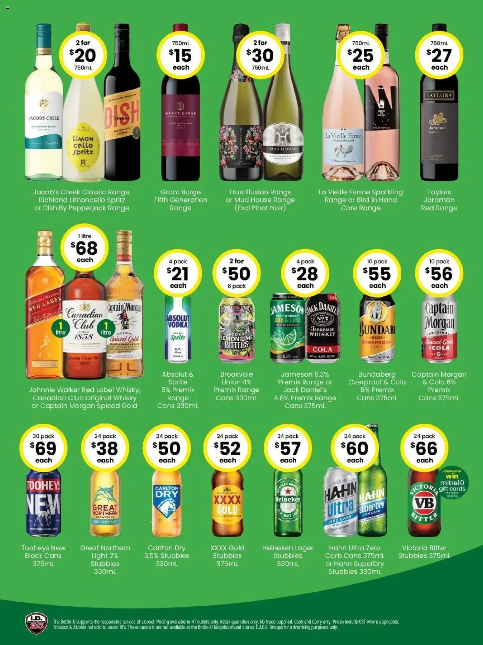 The Bottle-O catalogue - valid from 21/06/2026 | Page: 2 | Products: Light, Vodka, Whiskey, Lime