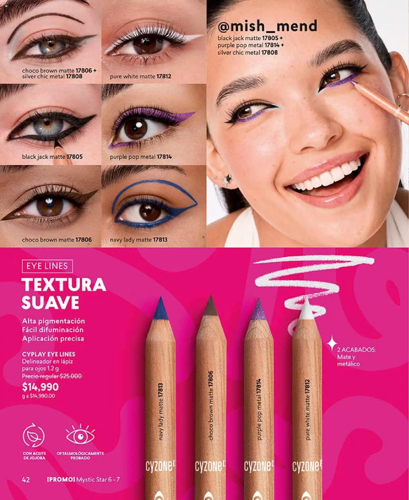 CyZone revista - valida desde el 04.05.2026 | Página: 56 | Productos: Delineador, Aceite