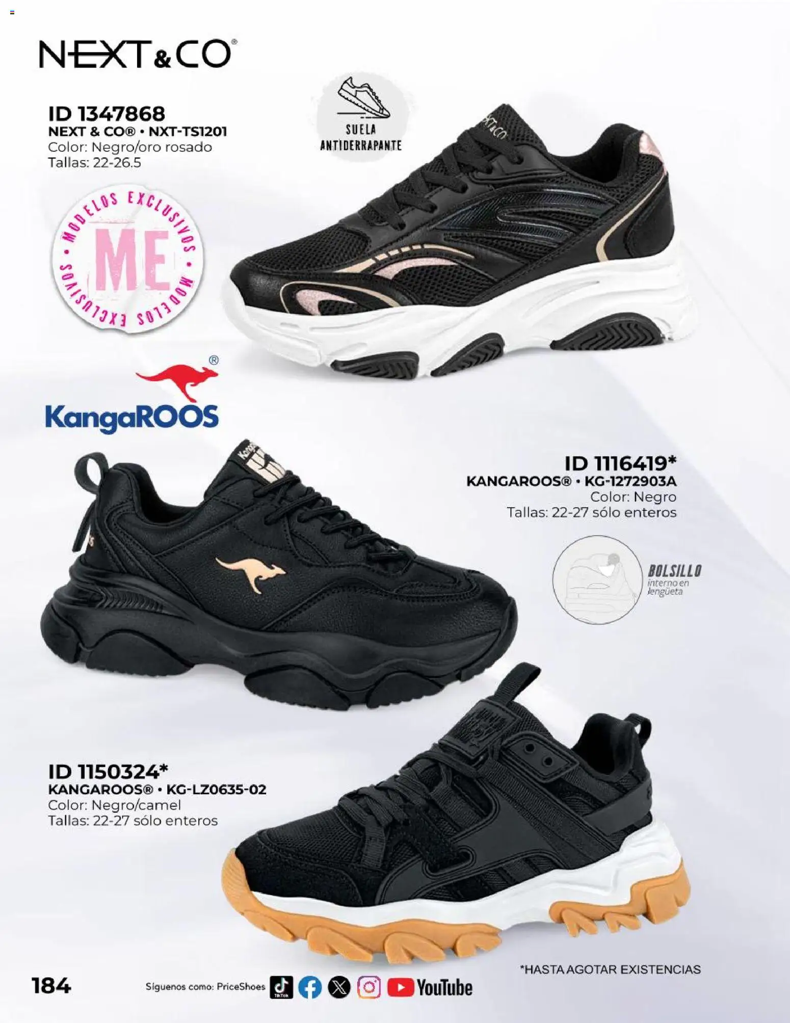 Nuevas ofertas de Price Shoes válidas en toda la República Mexicana desde el 01/10/2026. ¡Encuentra las mejores ofertas en Price Shoes catálogo Exclusivos! | Página: 184