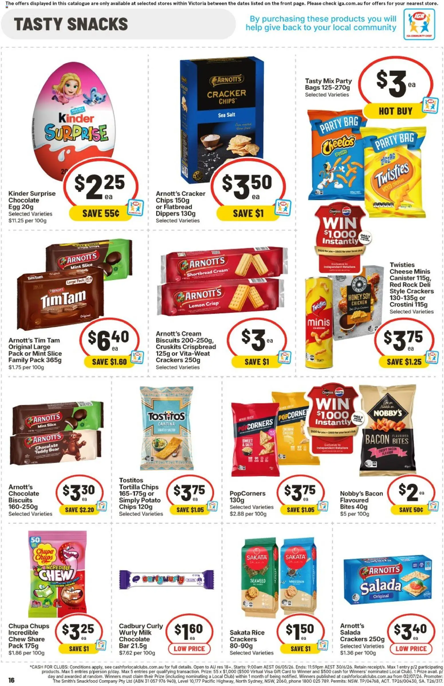 IGA catalogue - valid from 24/06/2026 | Page: 15 | Products: Milk, Chicken, Rice, Bag
