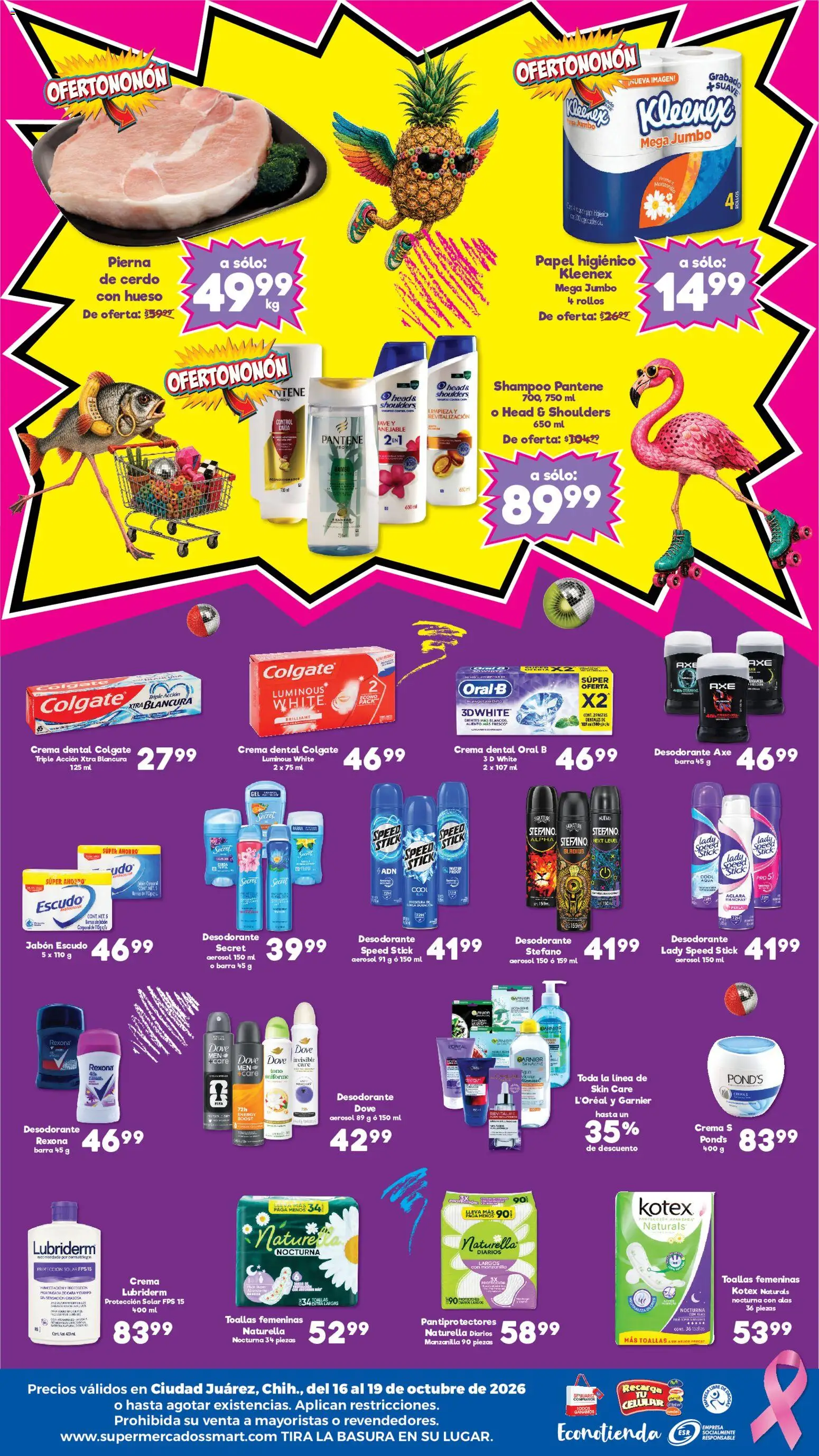 Nuevas ofertas de S-Mart válidas en toda la República Mexicana desde el 16/10/2026. ¡Encuentra las mejores ofertas en S-Mart folleto Juárez! | Página: 4