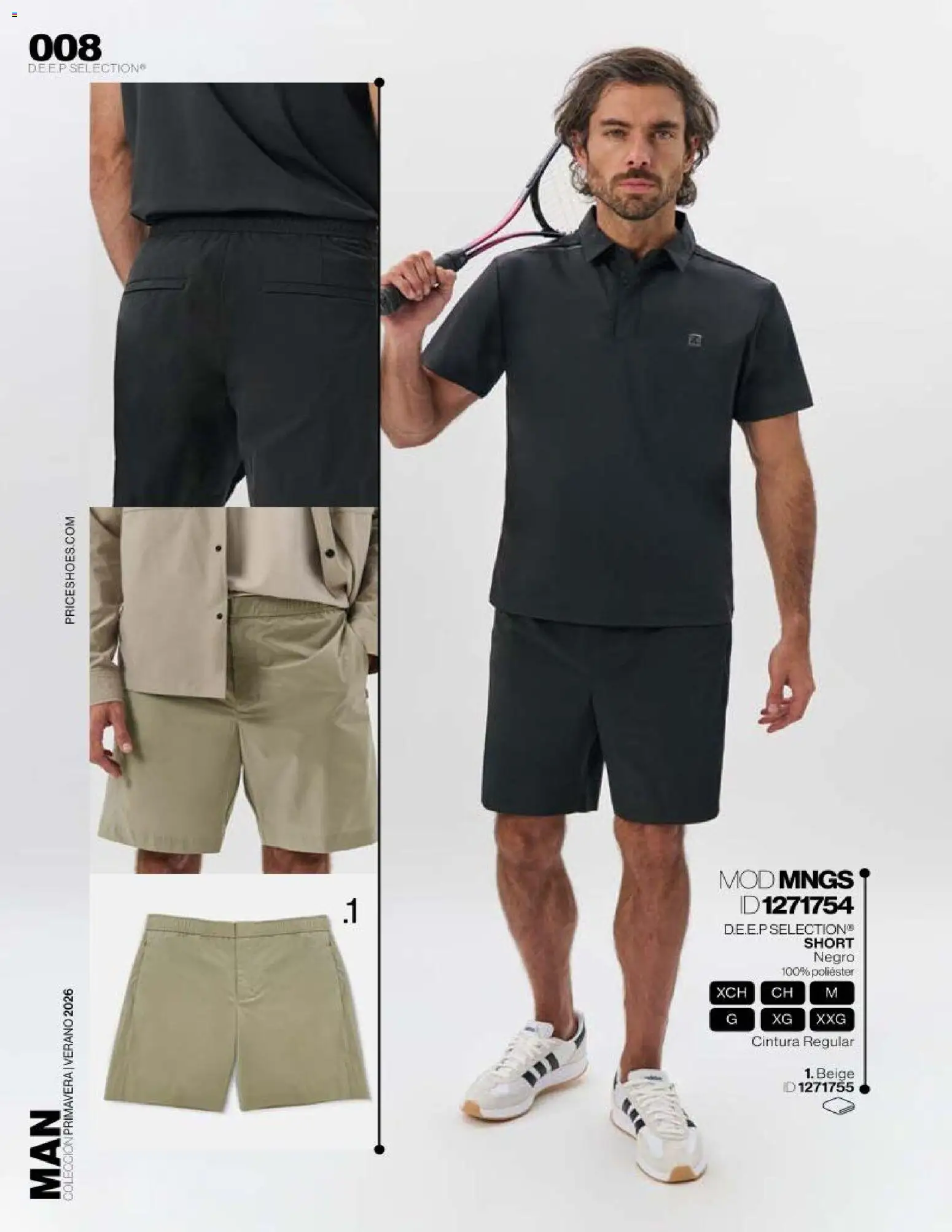 Nuevas ofertas de Price Shoes válidas en toda la República Mexicana desde el 03.04.2026. ¡Encuentra las mejores ofertas en Price Shoes catálogo Man! | Página: 8 | Productos: Short