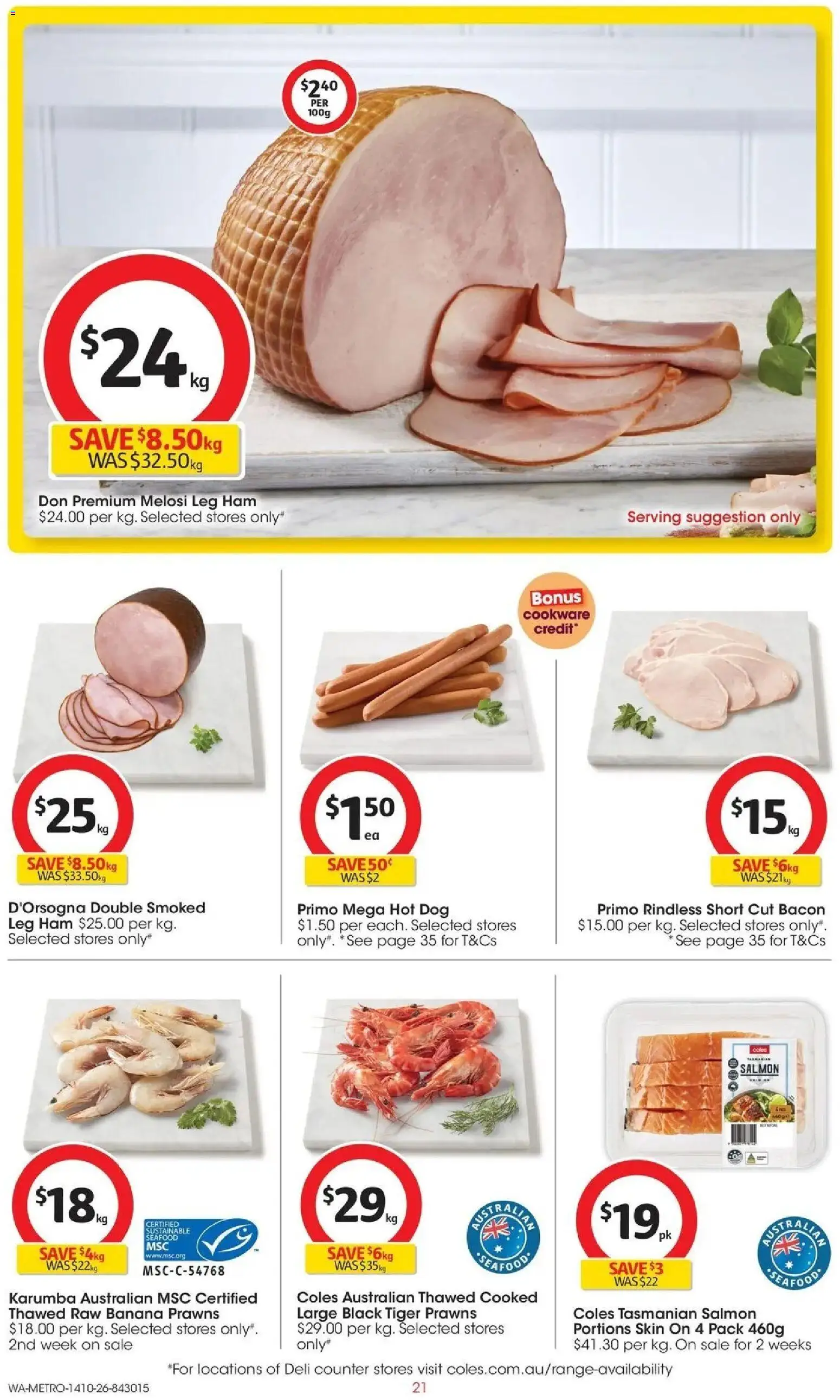 ﻿Coles catalogue valid from 14/10/2026 > Online Australia | Page: 21