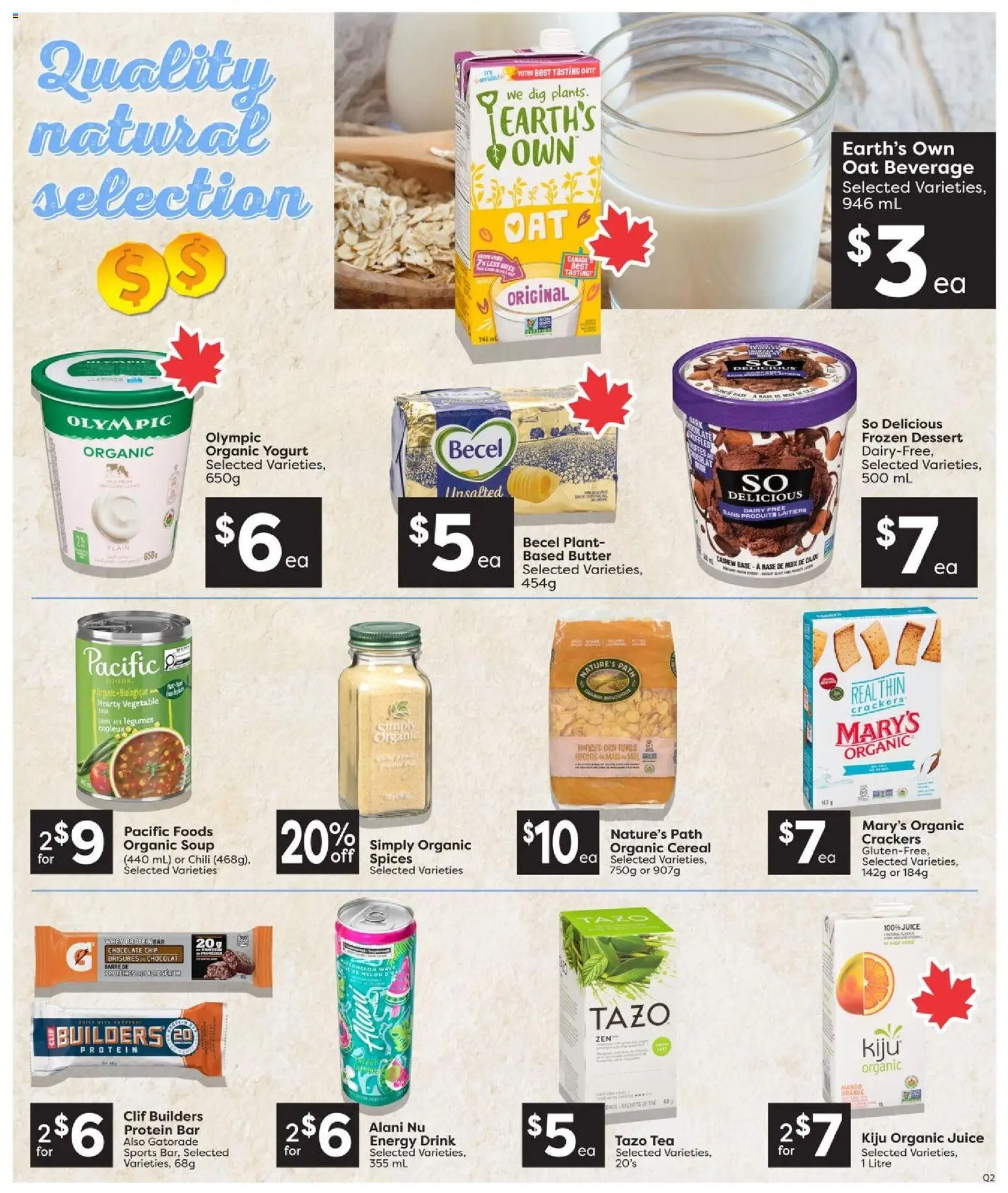 Quality Foods flyer valid from 11.06.2026 | Page: 10 | Products: Butter, Yogurt, Chocolate, Juice