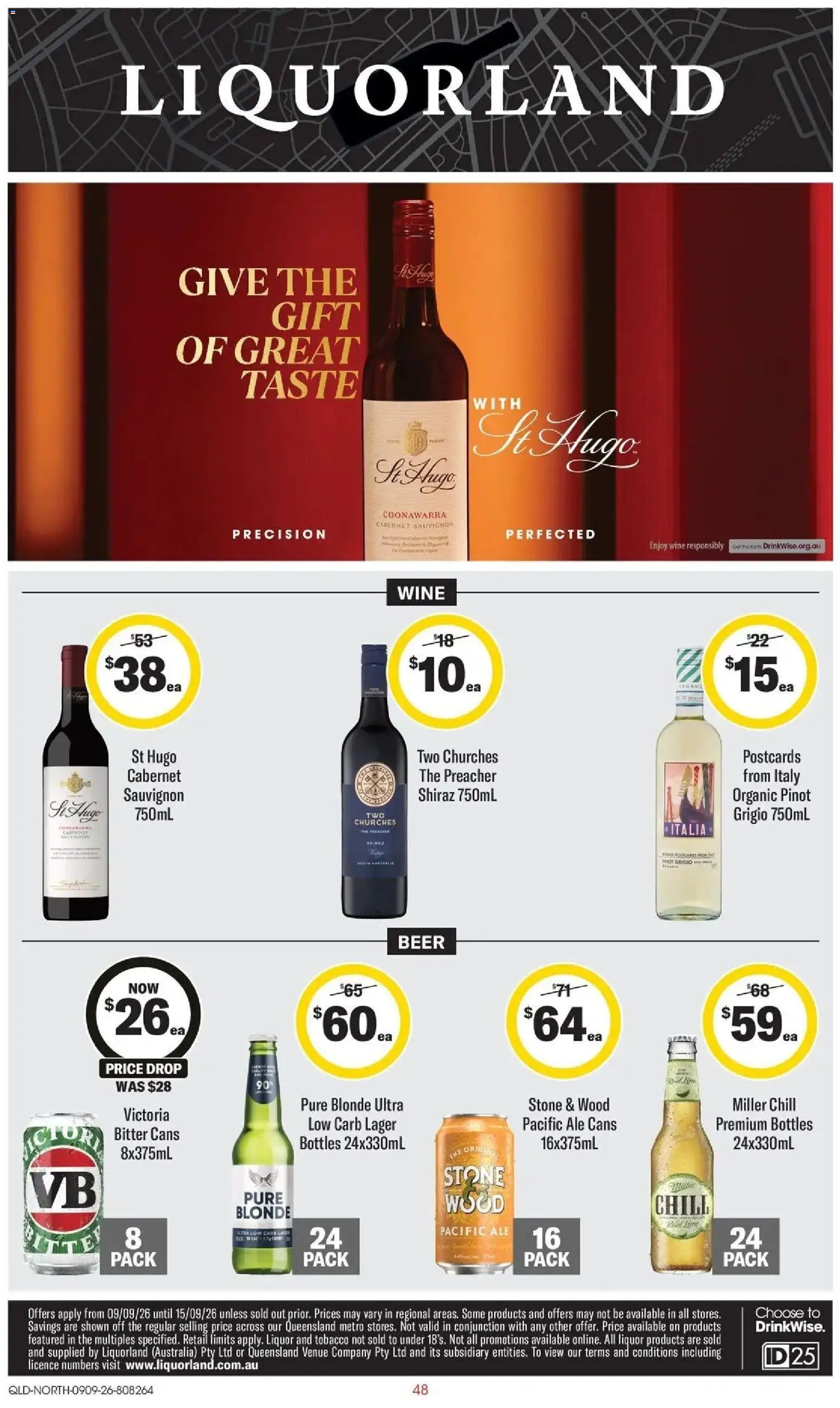 Coles catalogue - valid from 09/09/2026 | Page: 48 | Products: Wine, Beer, Wood