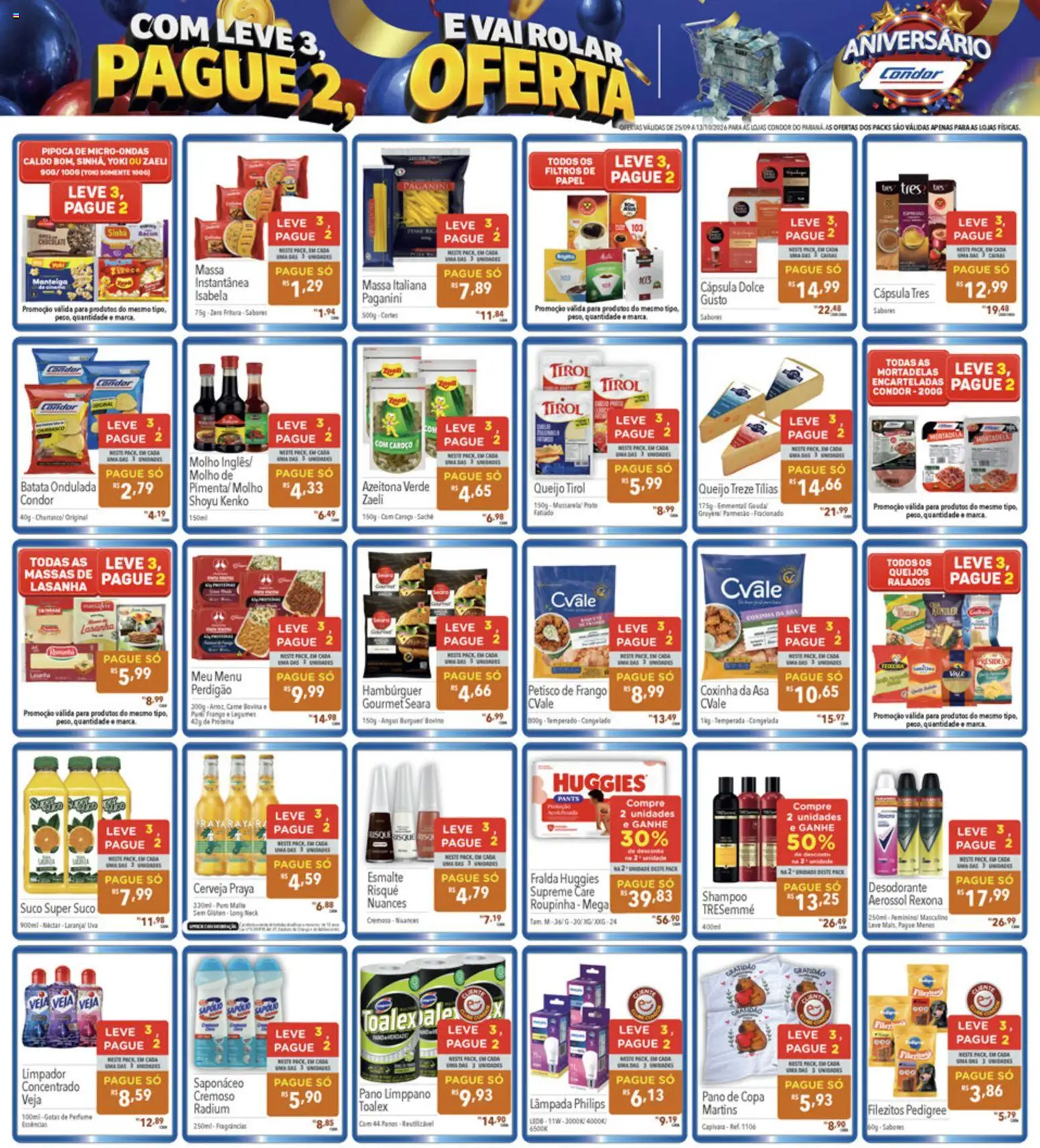 Supermercados Condor Folheto - válido de 25/09/2026 | Página: 6 | Produtos: Carne bovina, Copa, Bacon, Legumes