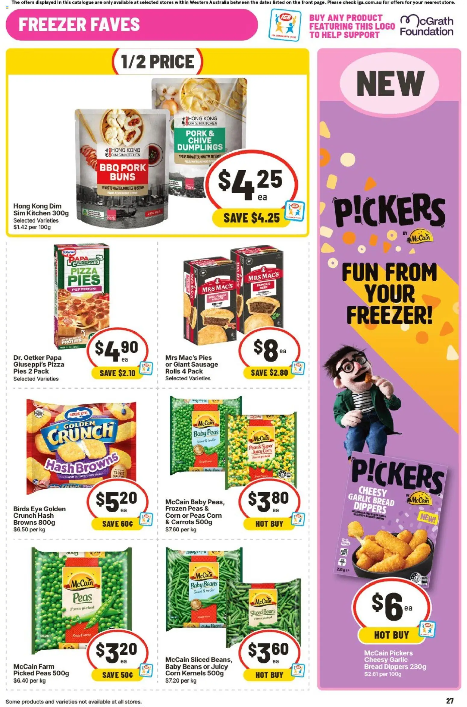 IGA catalogue - valid from 09/09/2026 | Page: 28 | Products: Pork, Sausage, Pies, Beans