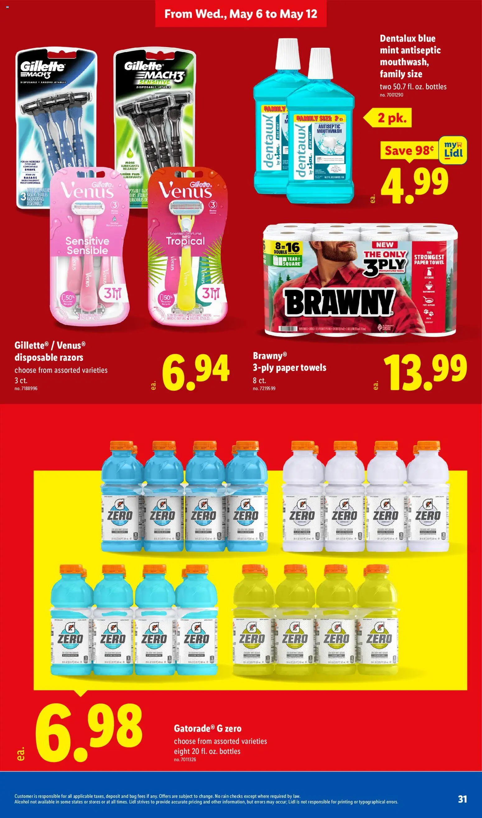 Lidl Weekly Ad - valid from 06.05.2026 | Page: 31 | Products: Mouthwash, Bag