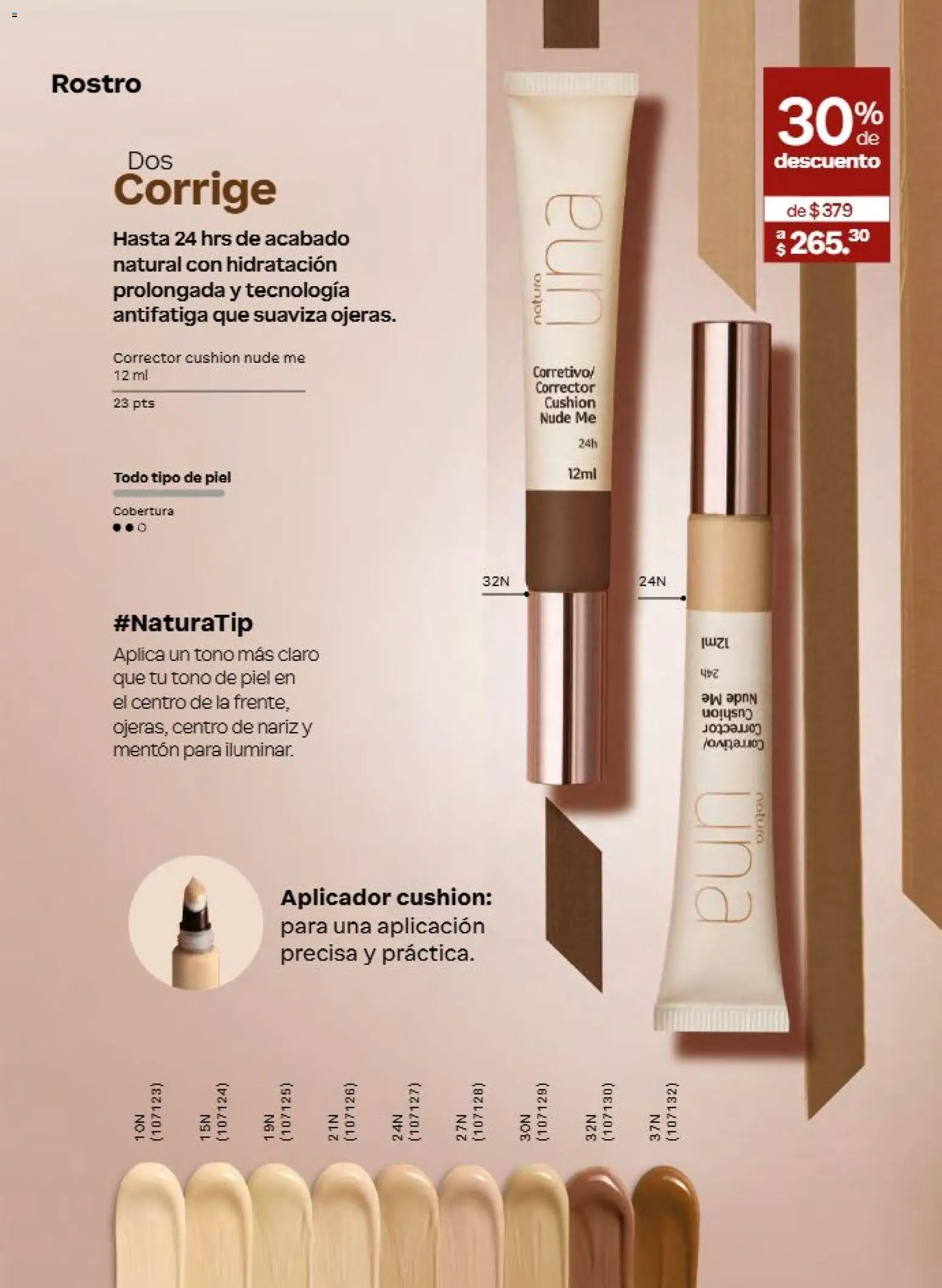 Nuevas ofertas de Natura válidas en toda la República Mexicana desde el 11/09/2026. ¡Encuentra las mejores ofertas en Natura campaña 14 2026! | Página: 53 | Productos: Corrector
