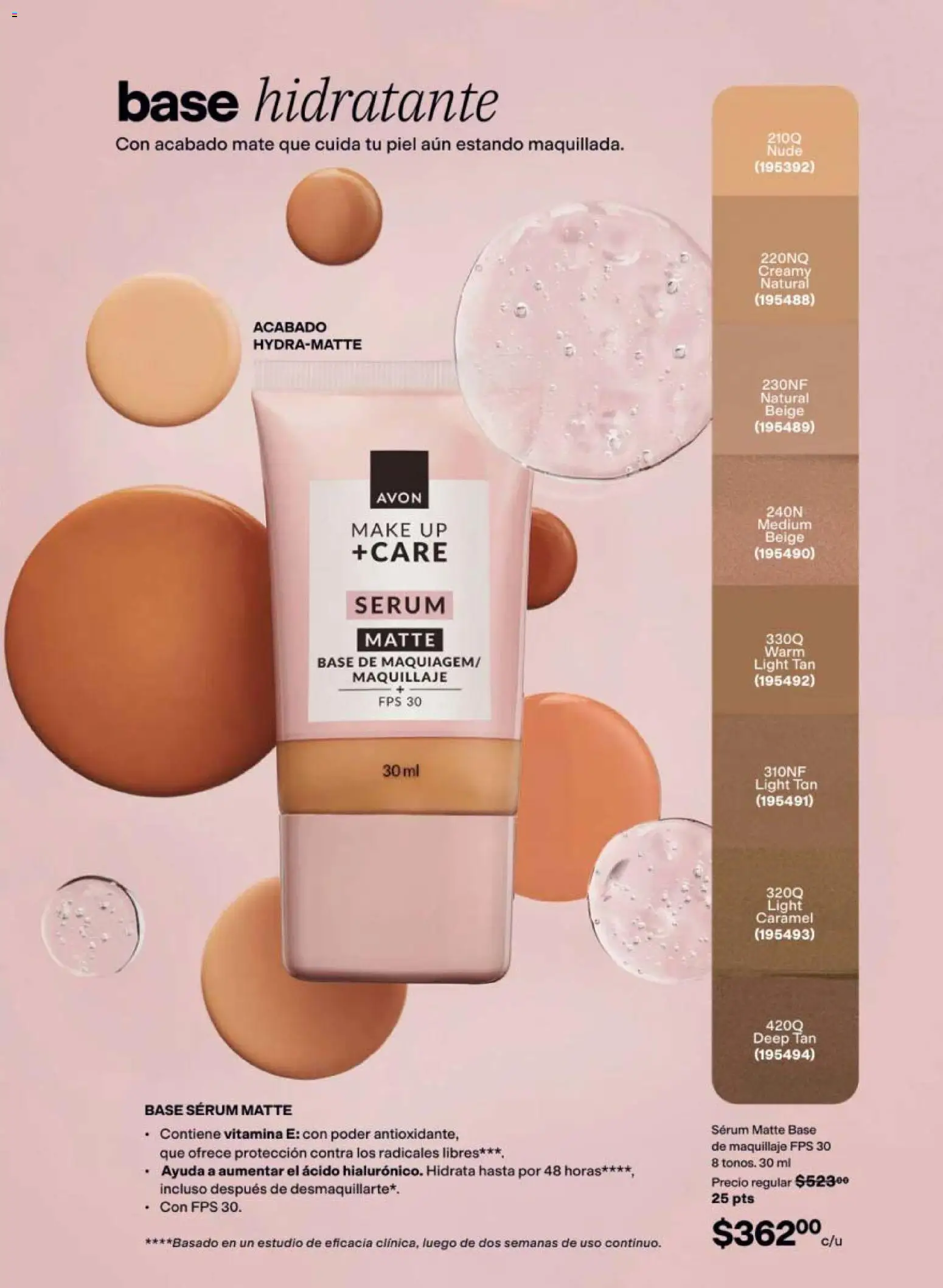 Nuevas ofertas de AVON válidas en toda la República Mexicana desde el 21/08/2026. ¡Encuentra las mejores ofertas en AVON campaña 13 2026! | Página: 45 | Productos: Serum, Mate, Maquillaje
