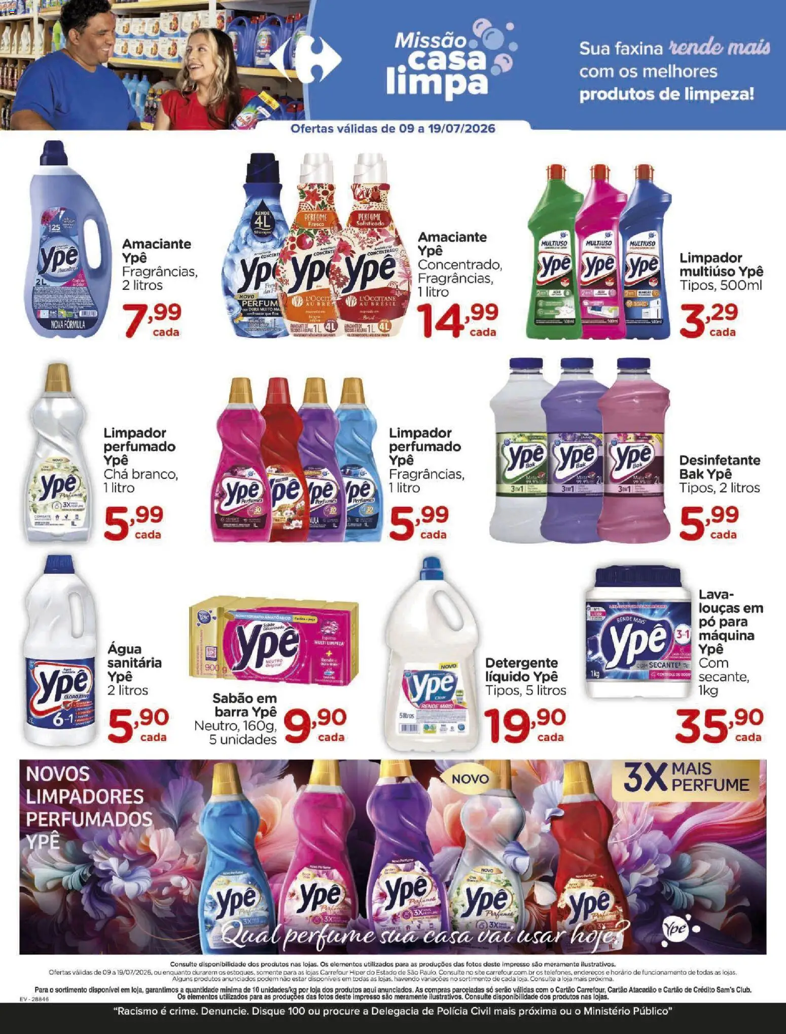 Carrefour Folheto - válido de 09/07/2026 | Página: 2 | Produtos: Pó, Chá, Perfumes, Amaciante