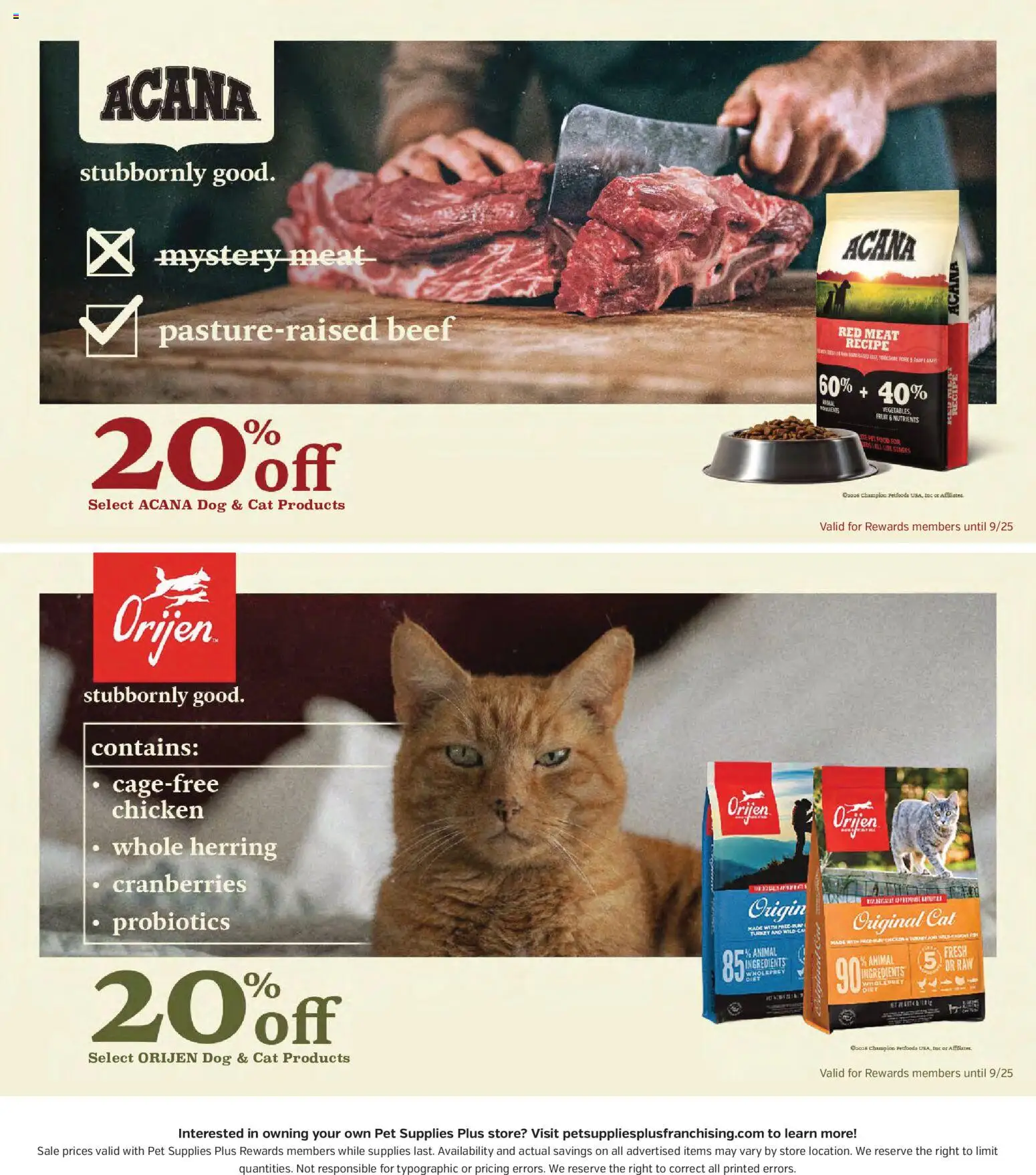 Pet Supplies Plus Weekly Ad - valid from 08/27/2026 | Page: 5 | Products: Meat, Chicken, Cranberries, Herring