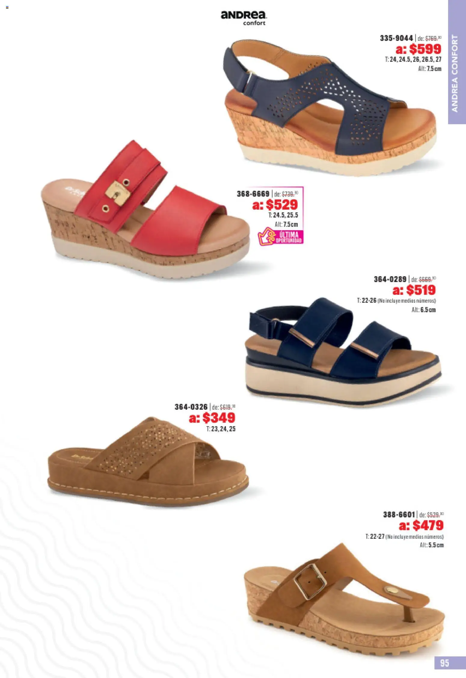Nuevas ofertas de Andrea válidas en toda la República Mexicana desde el 31.05.2026. ¡Encuentra las mejores ofertas en Andrea catálogo Outlet! | Página: 95