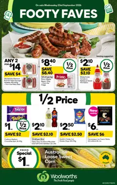 Preview of Woolworths catalogue TAS - valid from 23/09/2026