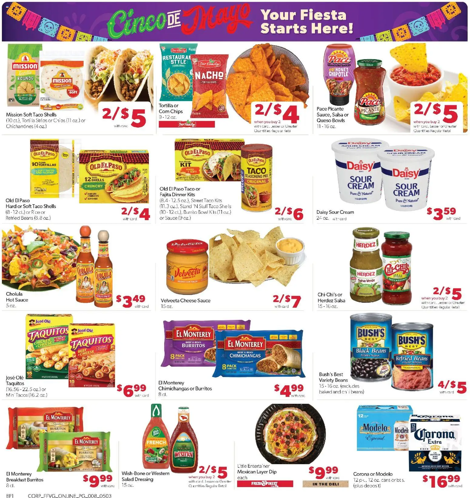 Family Fare Weekly Ad - MI - valid from 03.05.2026 | Page: 4 | Products: Beef, Cream, Salad, Sauce