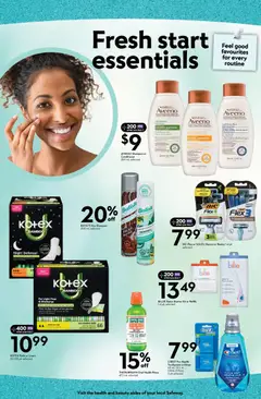 Preview of Safeway - Health & Beauty from shop Safeway valid from Aug 13, 2026 | Page: 5 | Products: Alcohol, Shampoo, Toothpaste, Cucumber