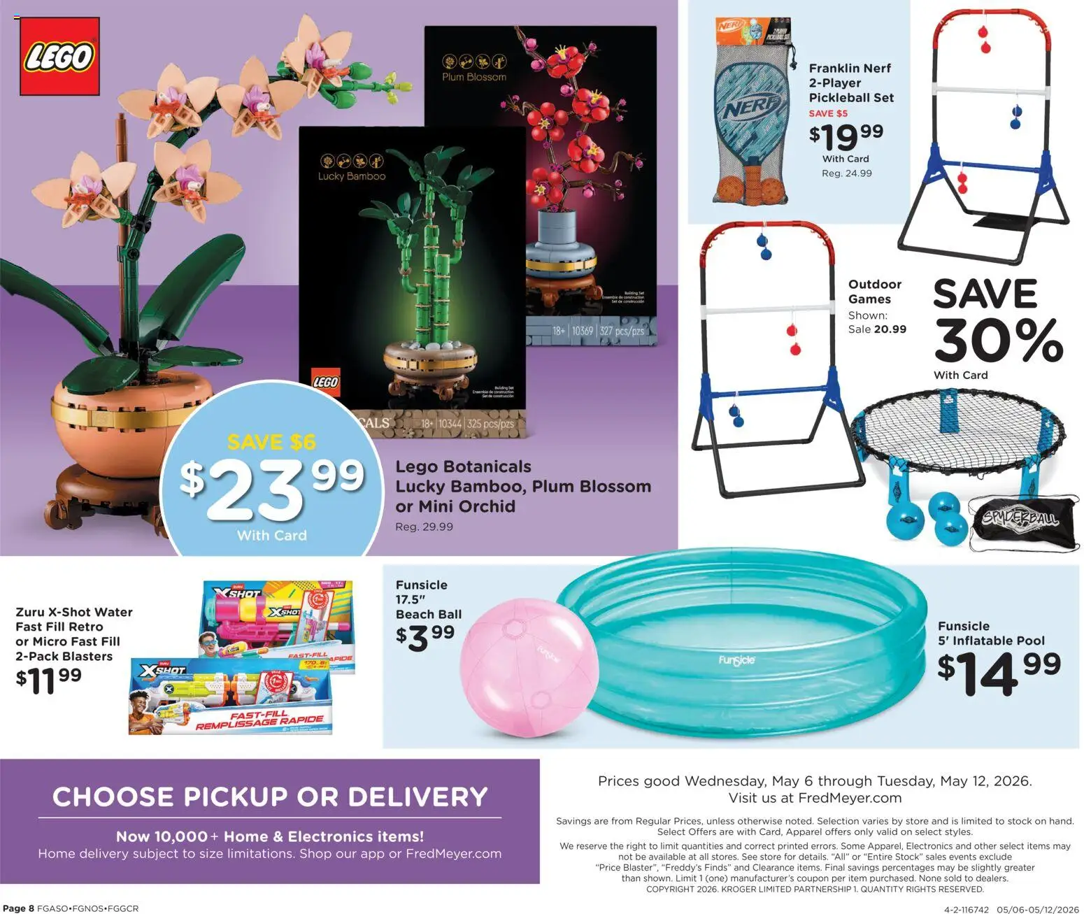 Fred Meyer Home & Apparel - valid from 06.05.2026 | Page: 8 | Products: Plum, Water