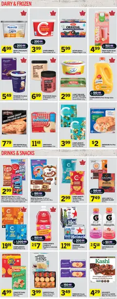 Preview of Foodland weekly flyer / circulaire from shop Foodland valid from 21.05.2026 | Page: 5 | Products: Ice cream, Yogurt, Pizza, Beer