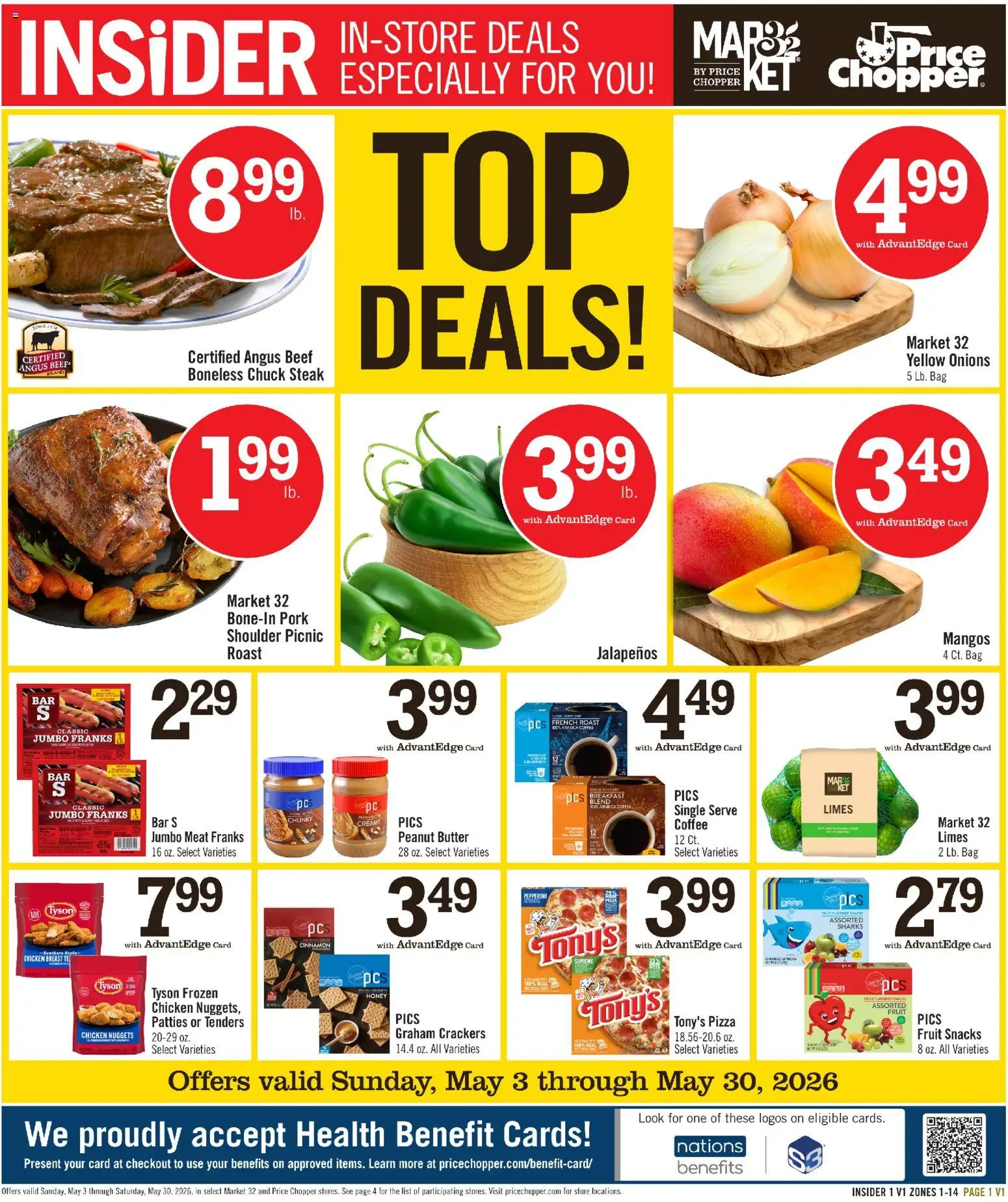 Price Chopper Insider Flyer - valid from 03.05.2026 | Page: 1
