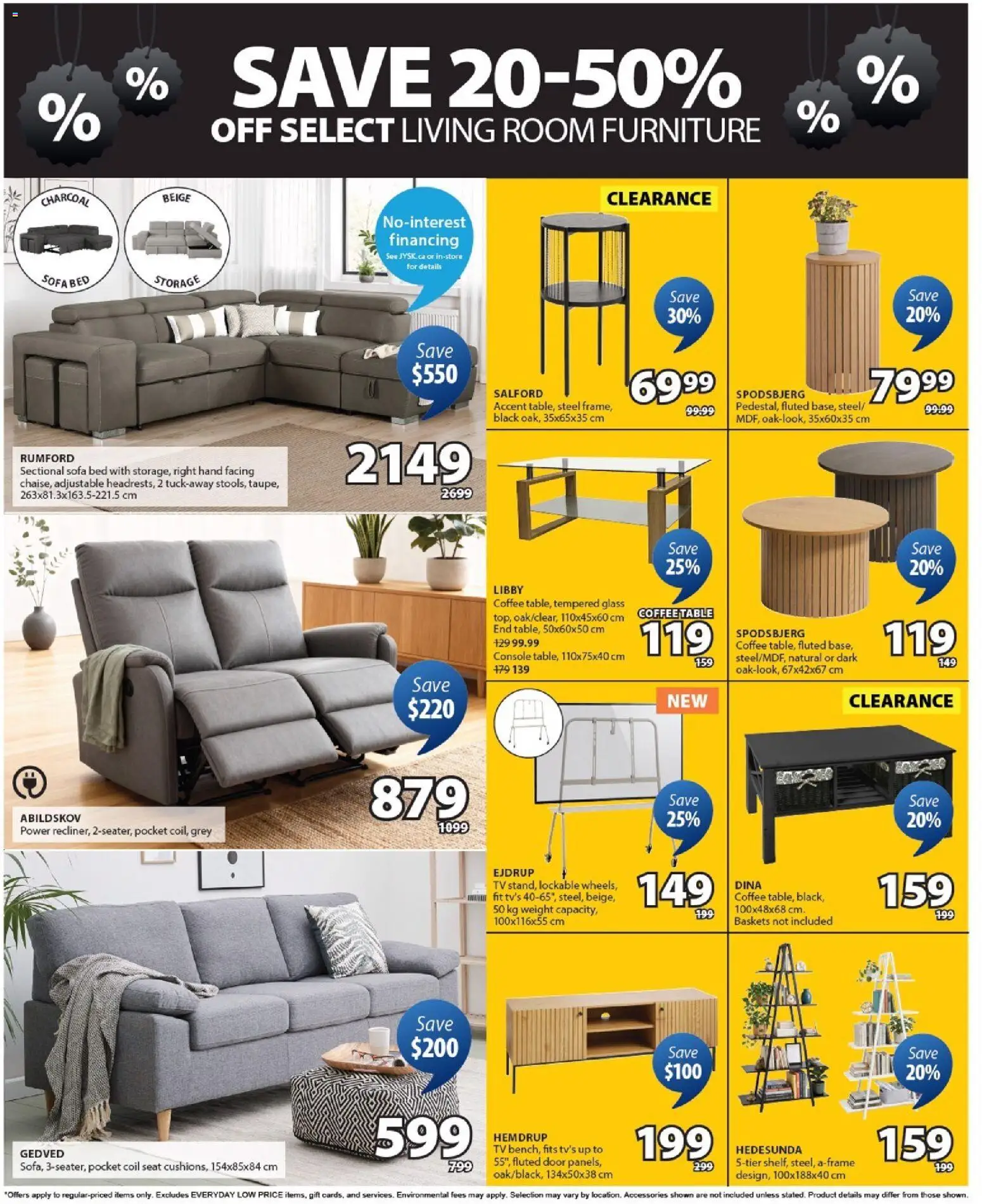 JYSK flyer valid from Jul 16, 2026 | Page: 10 | Products: Tv, Bed, Sofa, Table
