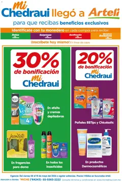Vista previa de Arteli folleto MiChedraui, nuevo folleto de la tienda, válido en México a partir del 08.05.2026