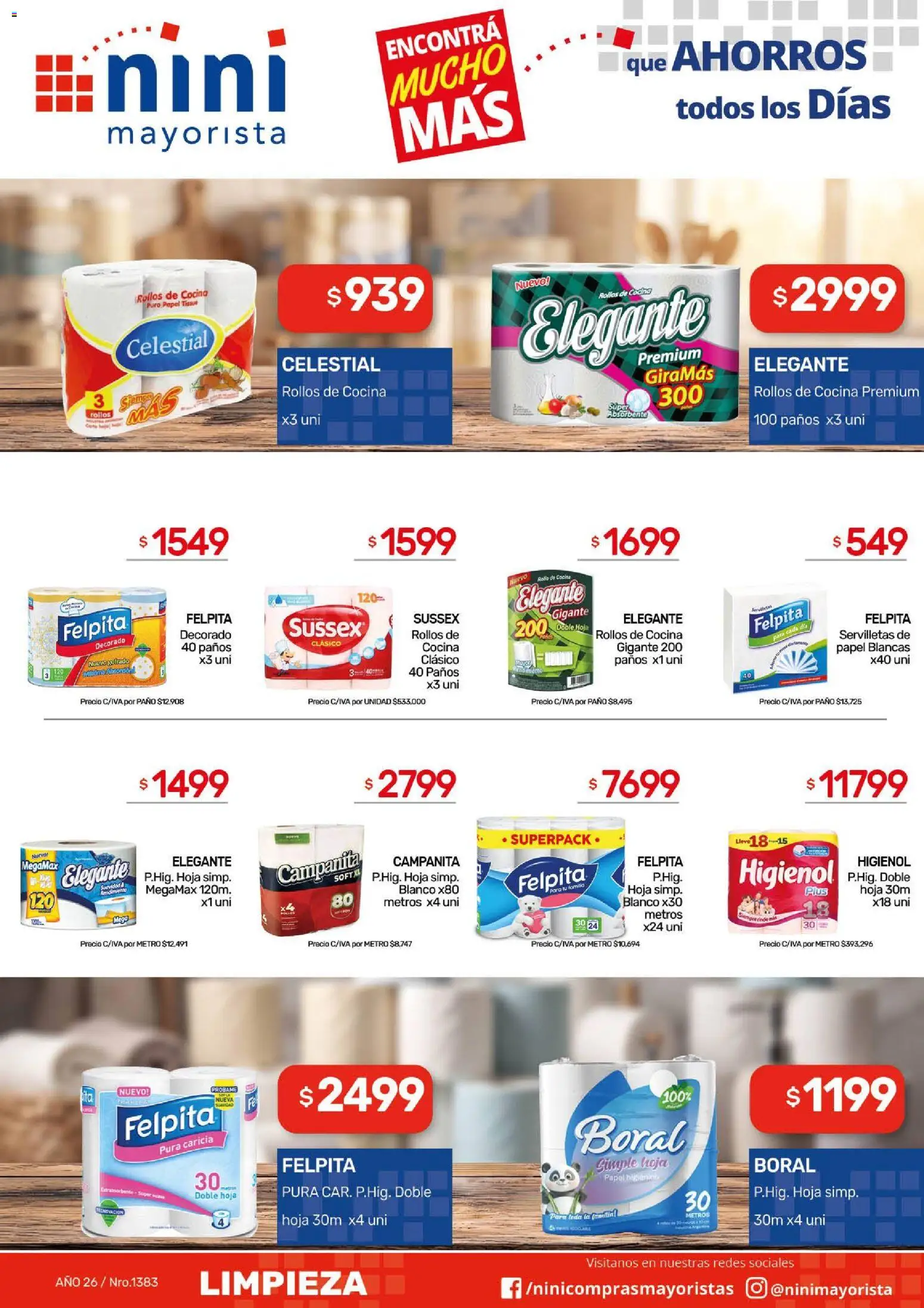 Revista de ofertas NINI Mayorista - Página 8 - Ofertas válidas hasta el 1 de noviembre de 2026