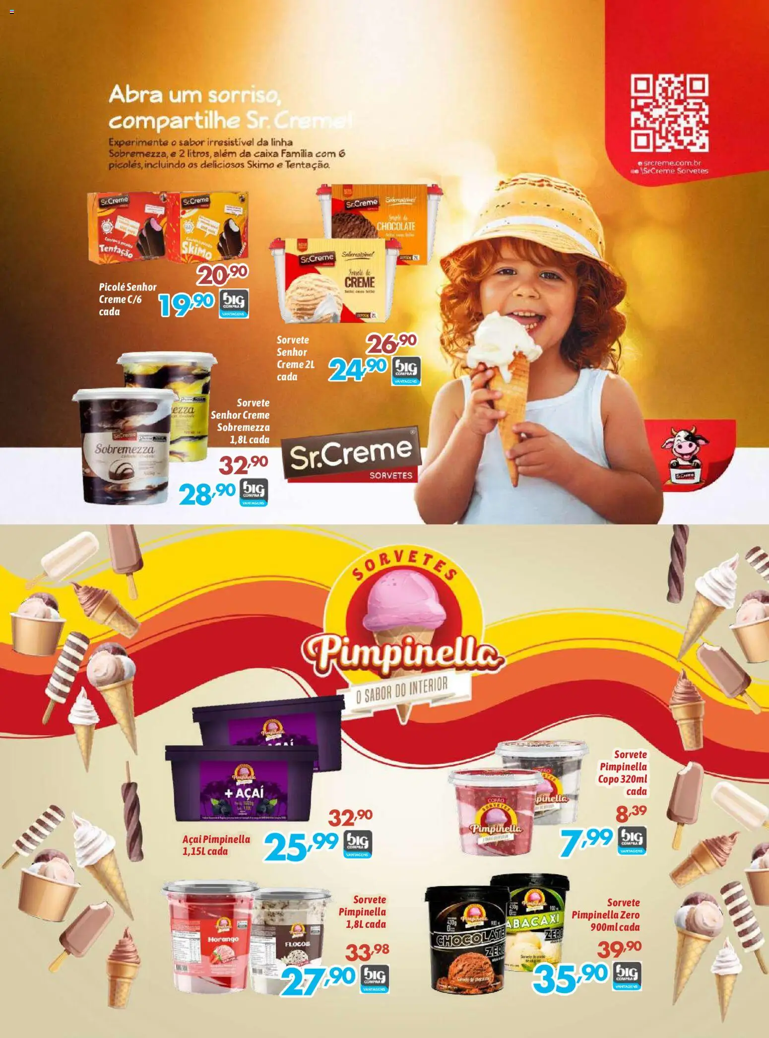 Big Compra Folheto - válido de 07.05.2026 | Página: 23 | Produtos: Chocolate, Abacaxi, Creme, Sorvete
