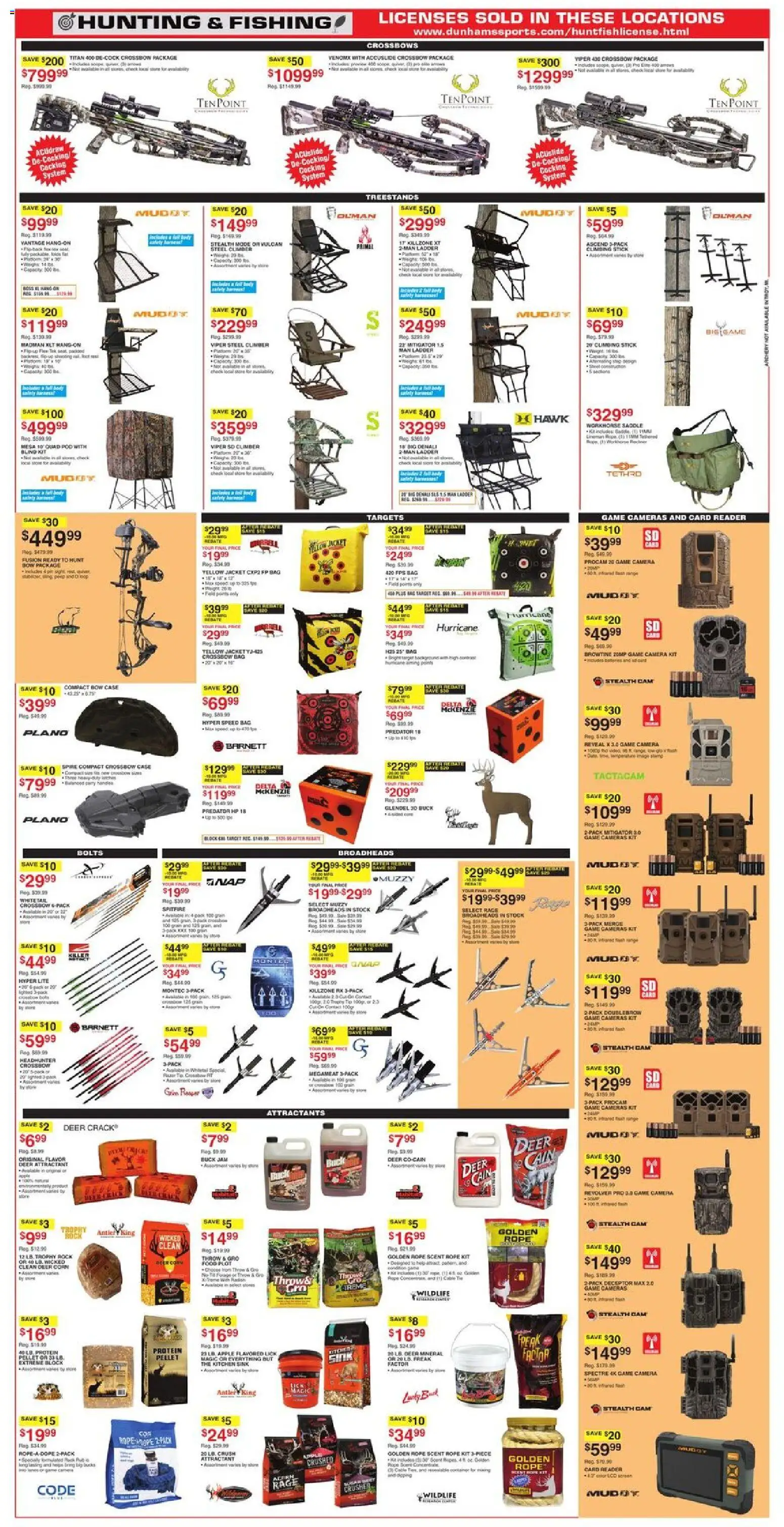 Dunham's Sports Weekly Ad - valid from 08/15/2026 | Page: 6 | Products: Jacket, Camera, Cable, Archery