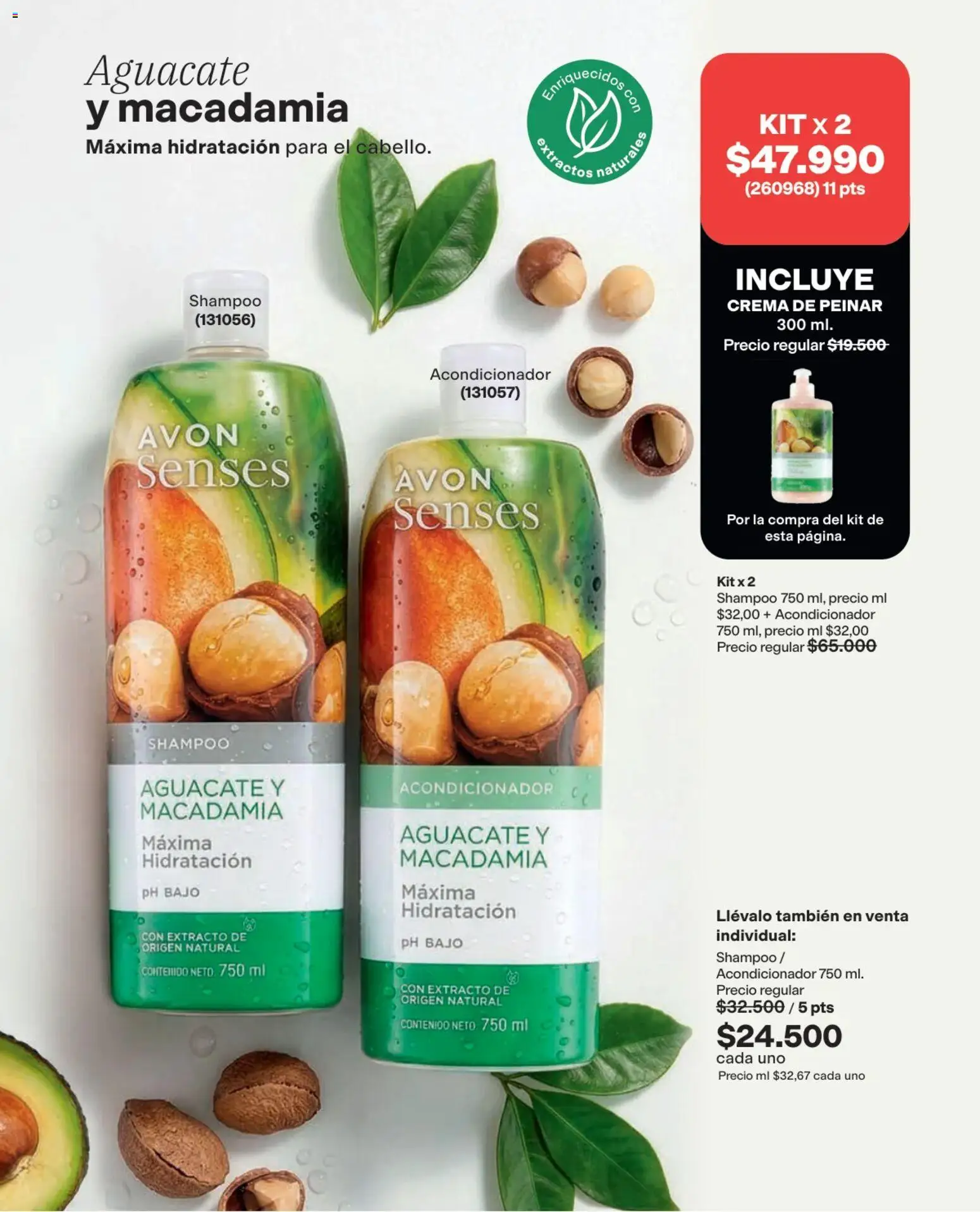 Avon revista - valida desde el 03/08/2026 | Página: 159 | Productos: Bajo, Individual, Acondicionador, Crema de peinar