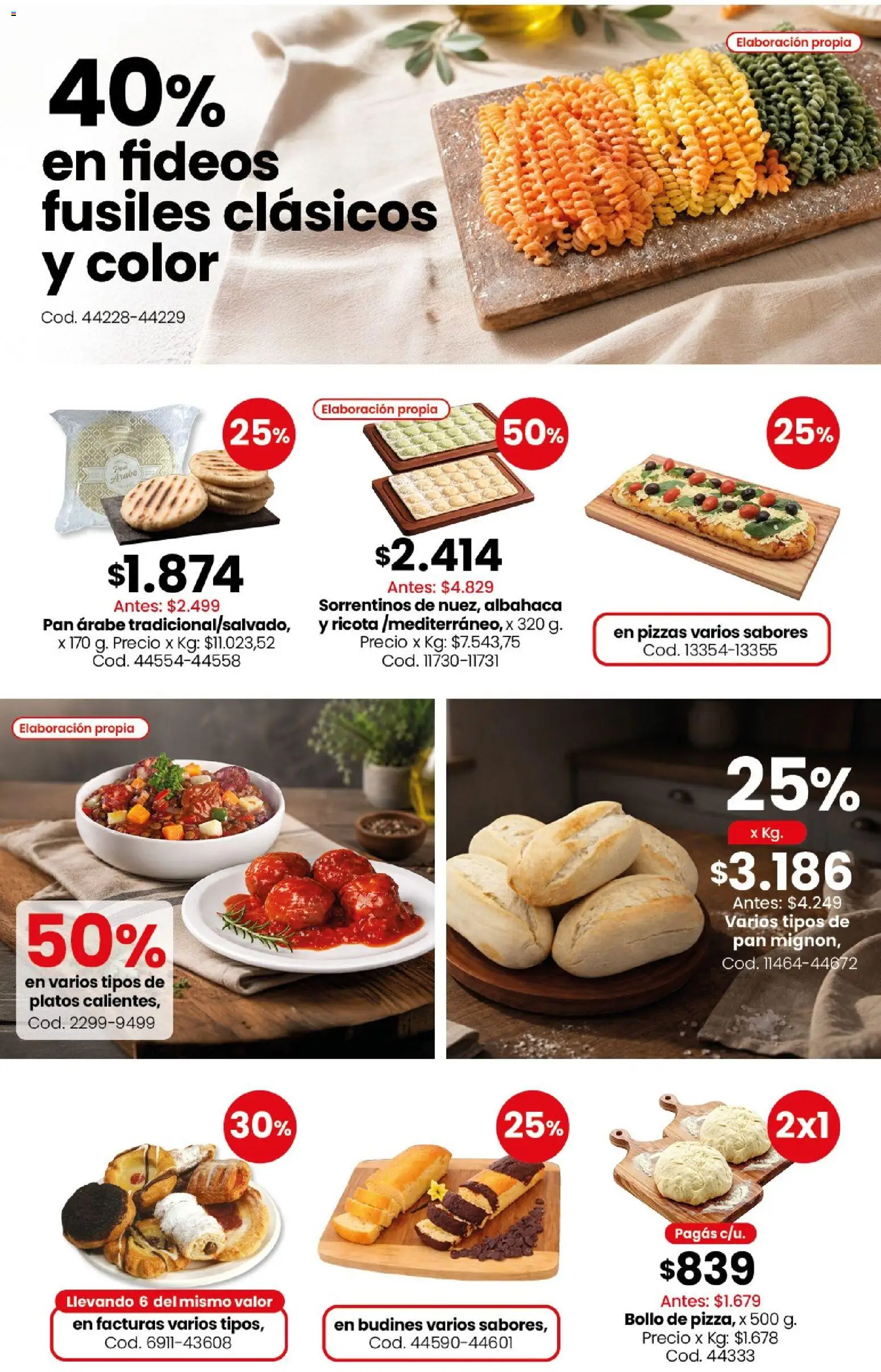 Coto - Ofertas │ válido desde el 24/08/2026 | Página: 5 | Productos: Ricota, Pan, Pizza, Fideos
