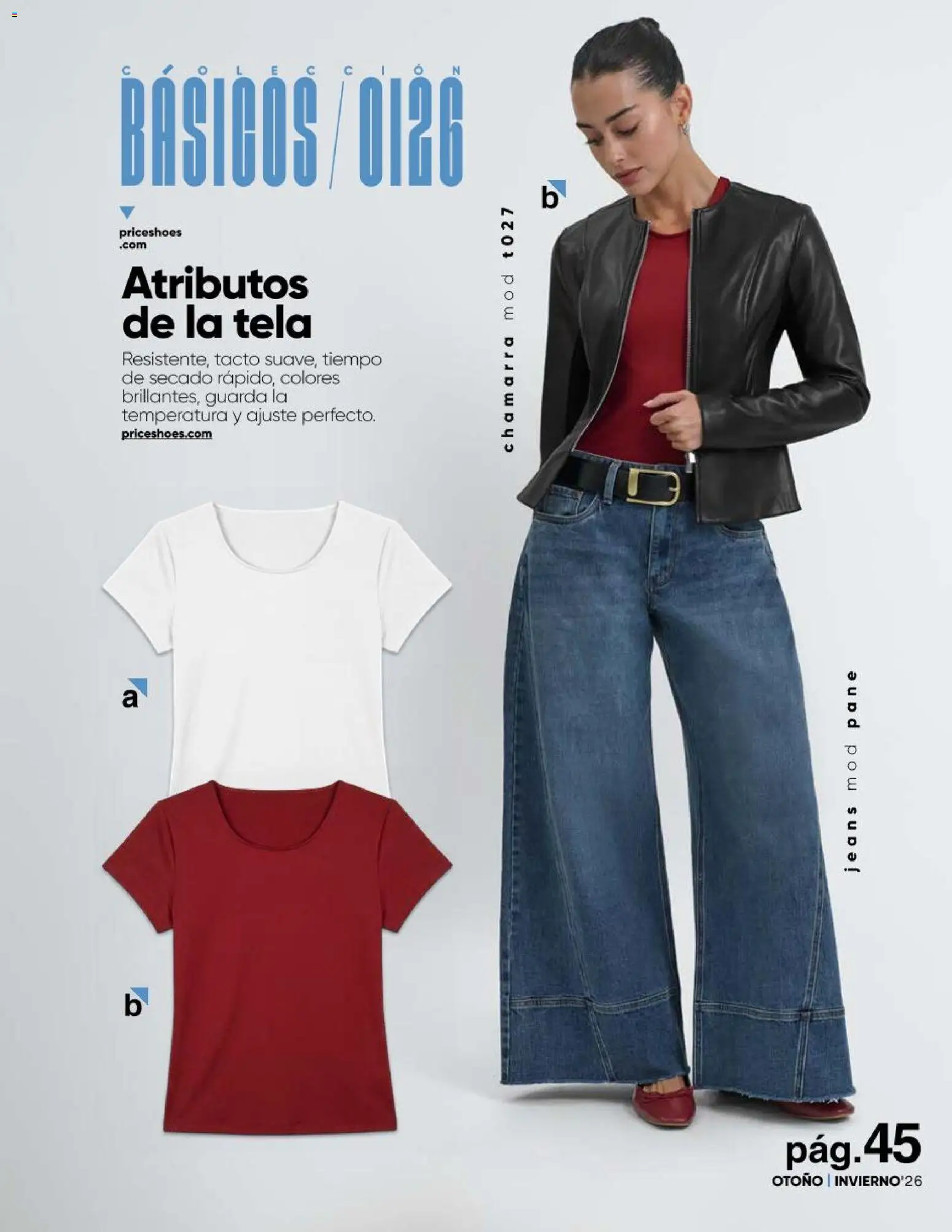 Nuevas ofertas de Price Shoes válidas en toda la República Mexicana desde el 23/07/2026. ¡Encuentra las mejores ofertas en Price Shoes catálogo Básicos! | Página: 45 | Productos: Chamarra