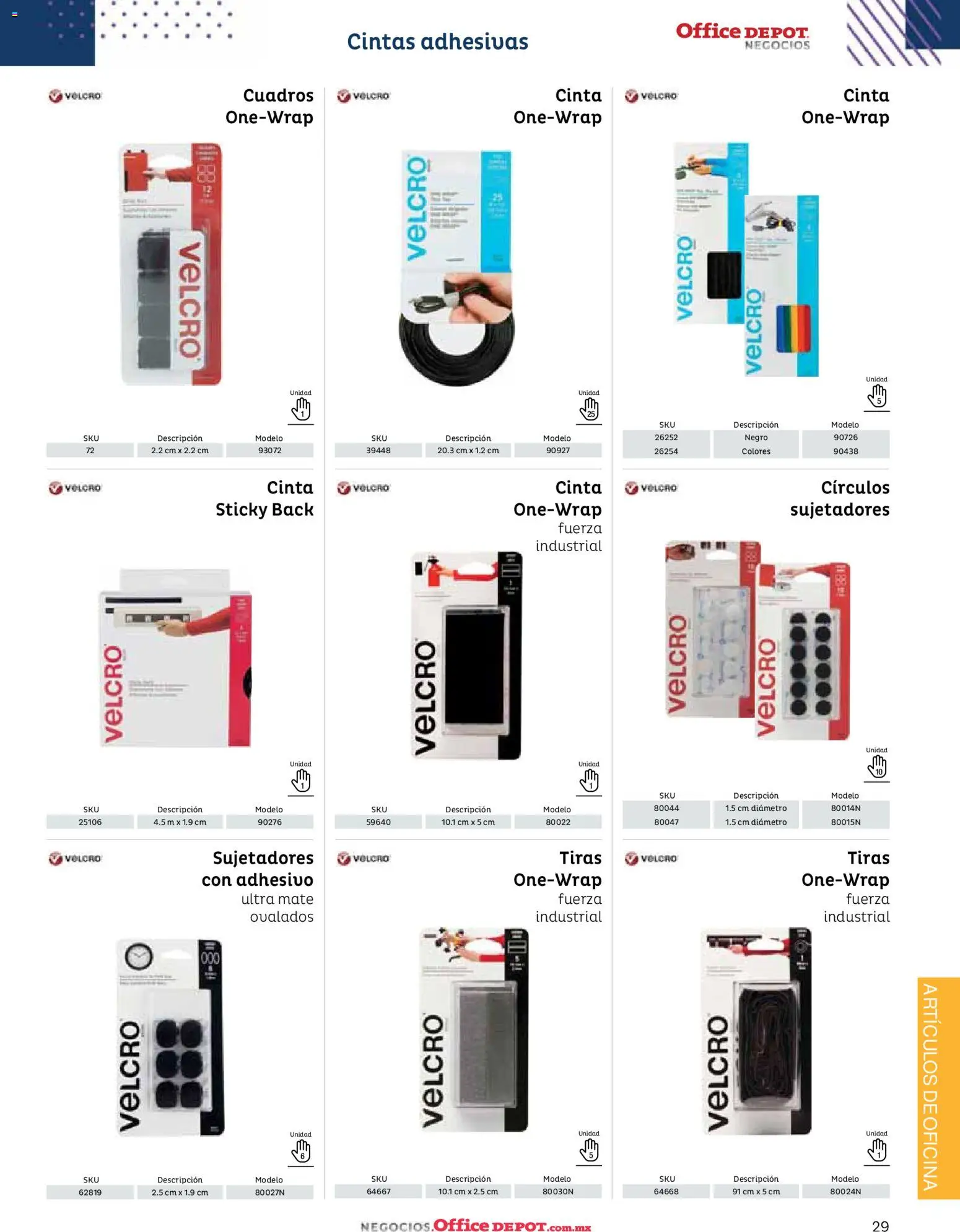 Nuevas ofertas de Office Depot válidas en toda la República Mexicana desde el 12/01/2026. ¡Encuentra las mejores ofertas en Office Depot catálogo 2026! | Página: 31 | Productos: Cinta, Mate