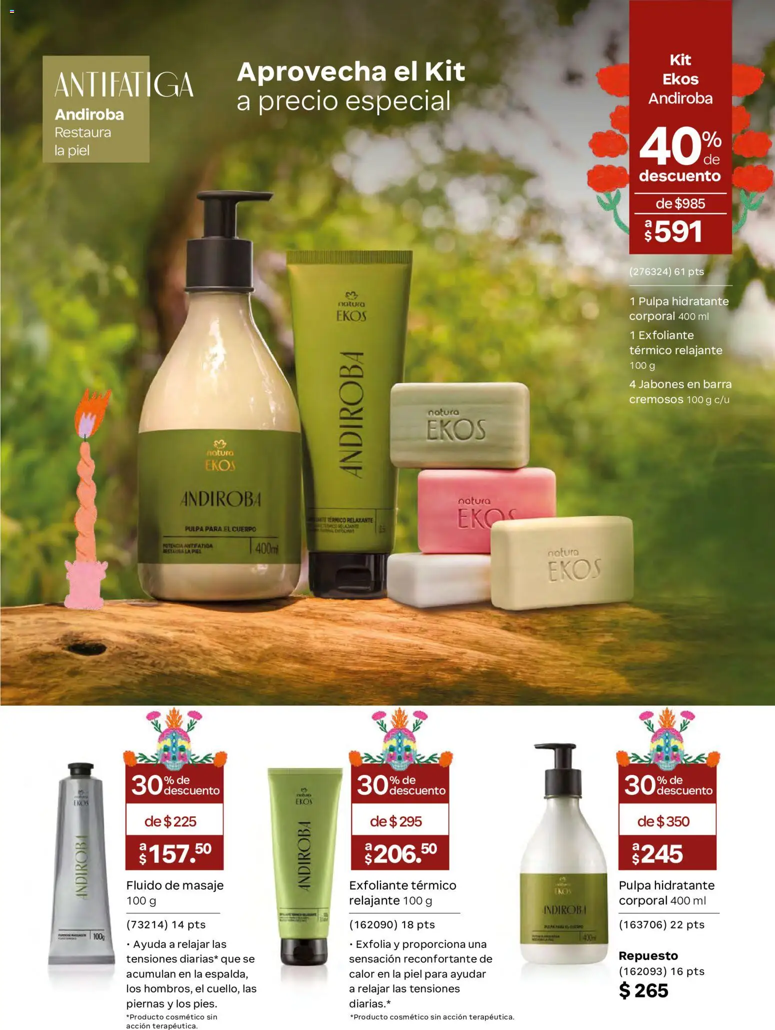Nuevas ofertas de Natura válidas en toda la República Mexicana desde el 02/10/2026. ¡Encuentra las mejores ofertas en Natura campaña  15 2026! | Página: 115 | Productos: Exfoliante, Barra