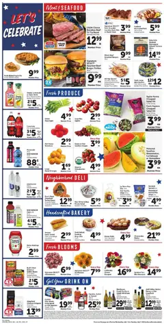 Preview of Safeway weekly ads valid from 07/01/2026 | Page: 2 | Products: Bread, Juice, Garlic, Cheesecake