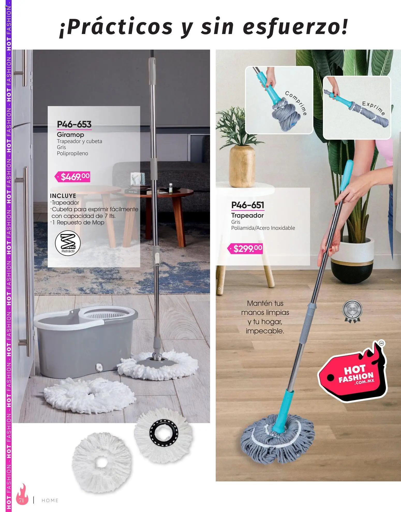 Nuevas ofertas de Cklass válidas en toda la República Mexicana desde el 03/08/2026. ¡Encuentra las mejores ofertas en Cklass catálogo Hot Fashion Calzado! | Página: 184 | Productos: Trapeador