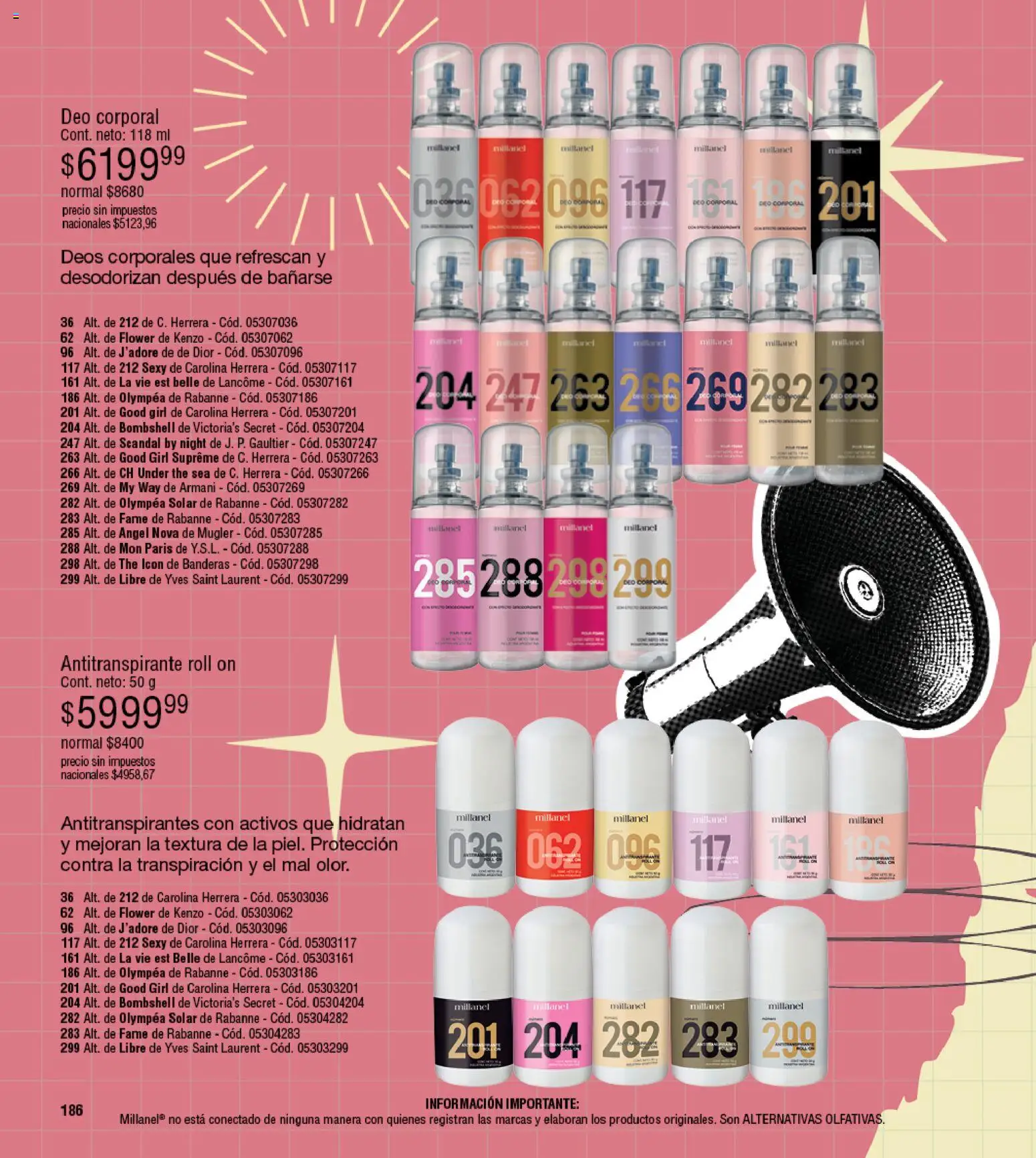 Millanel - Catálogo │ válido desde el 25.05.2026 | Página: 210 | Productos: Antitranspirante