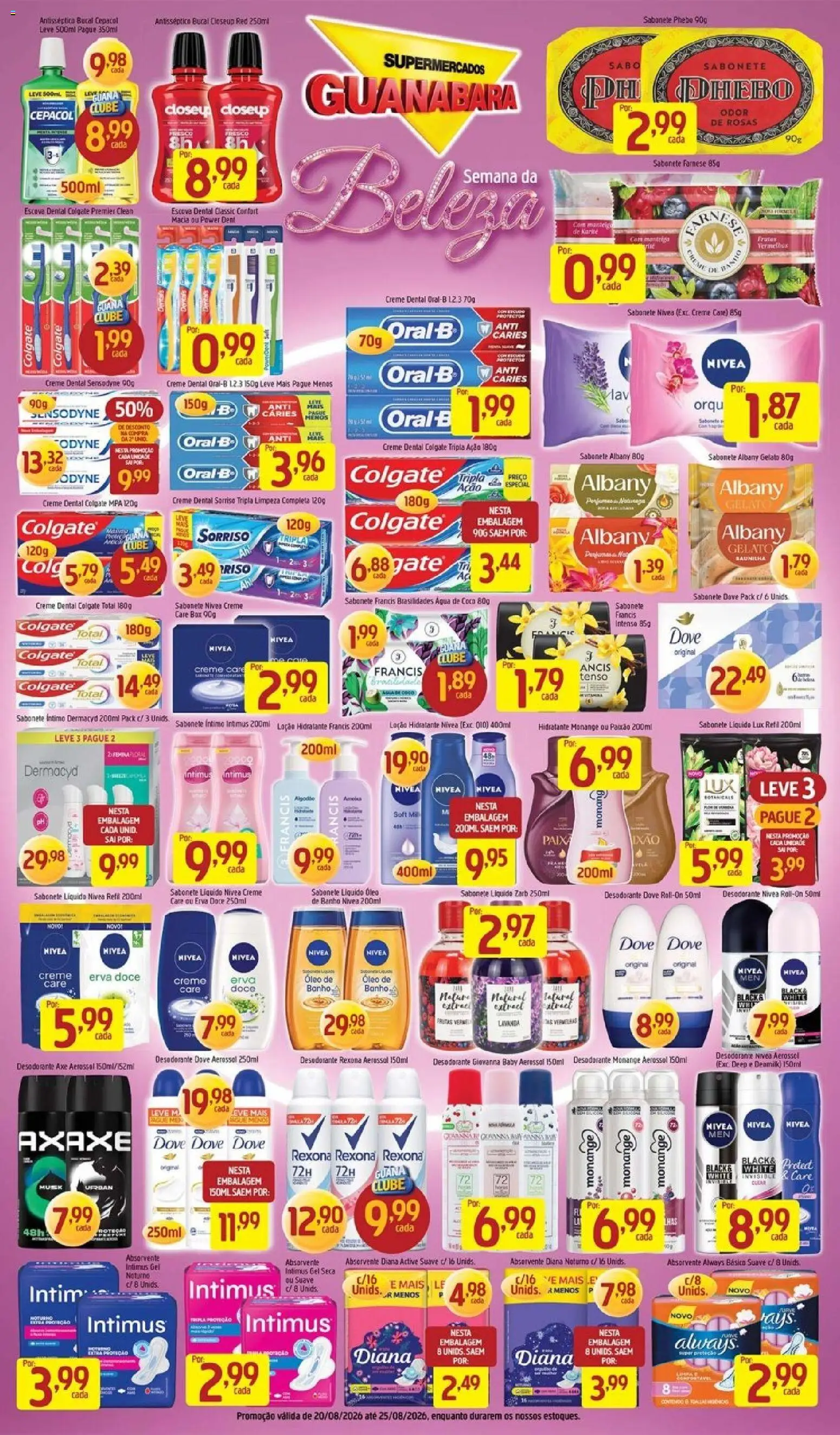 Supermercados Guanabara Folheto - válido de 20/08/2026 | Página: 5 | Produtos: Baunilha, Manteiga, Creme, Sabonete