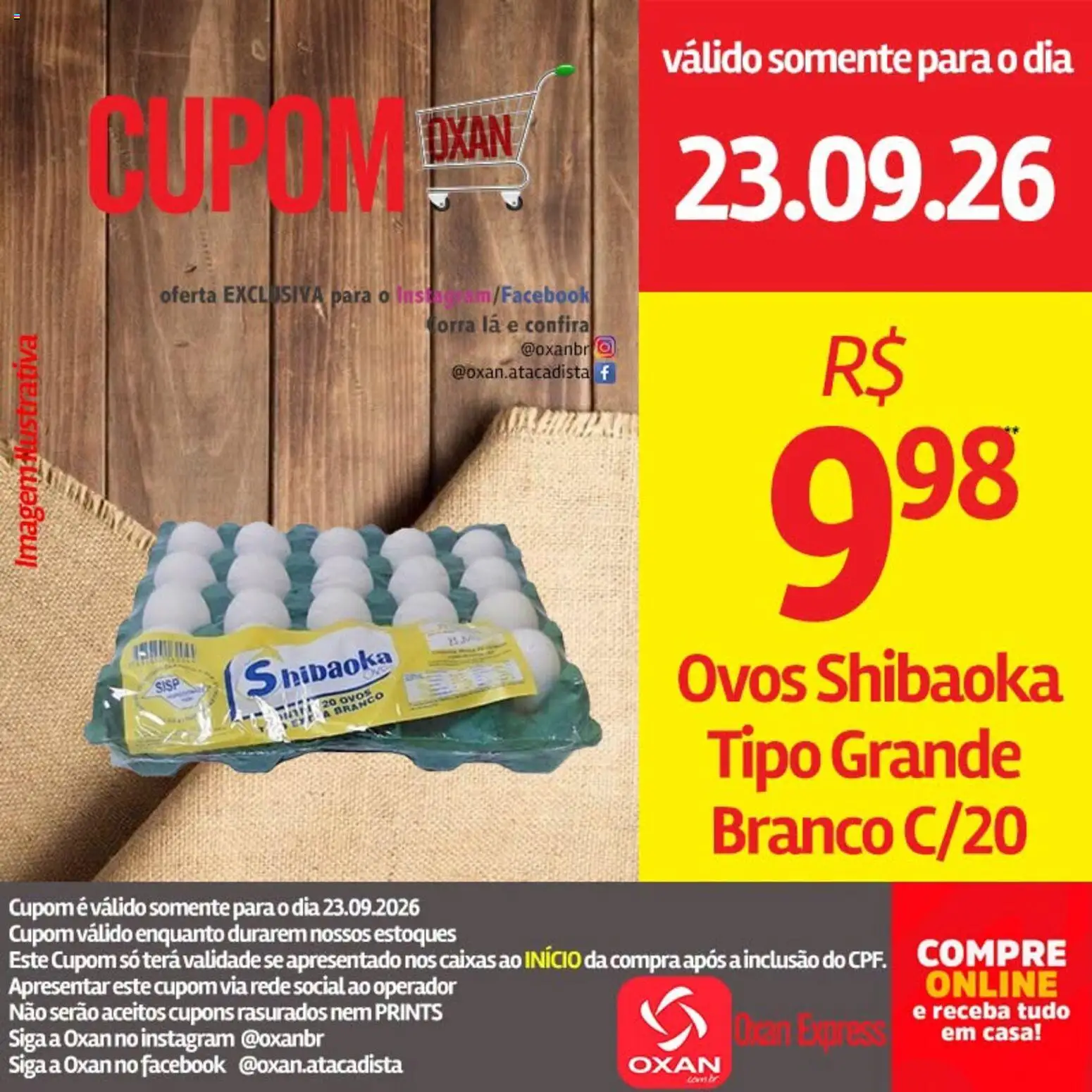Oxan Atacadista Folheto - válido de 23/09/2026 | Página: 15 | Produtos: Ovos