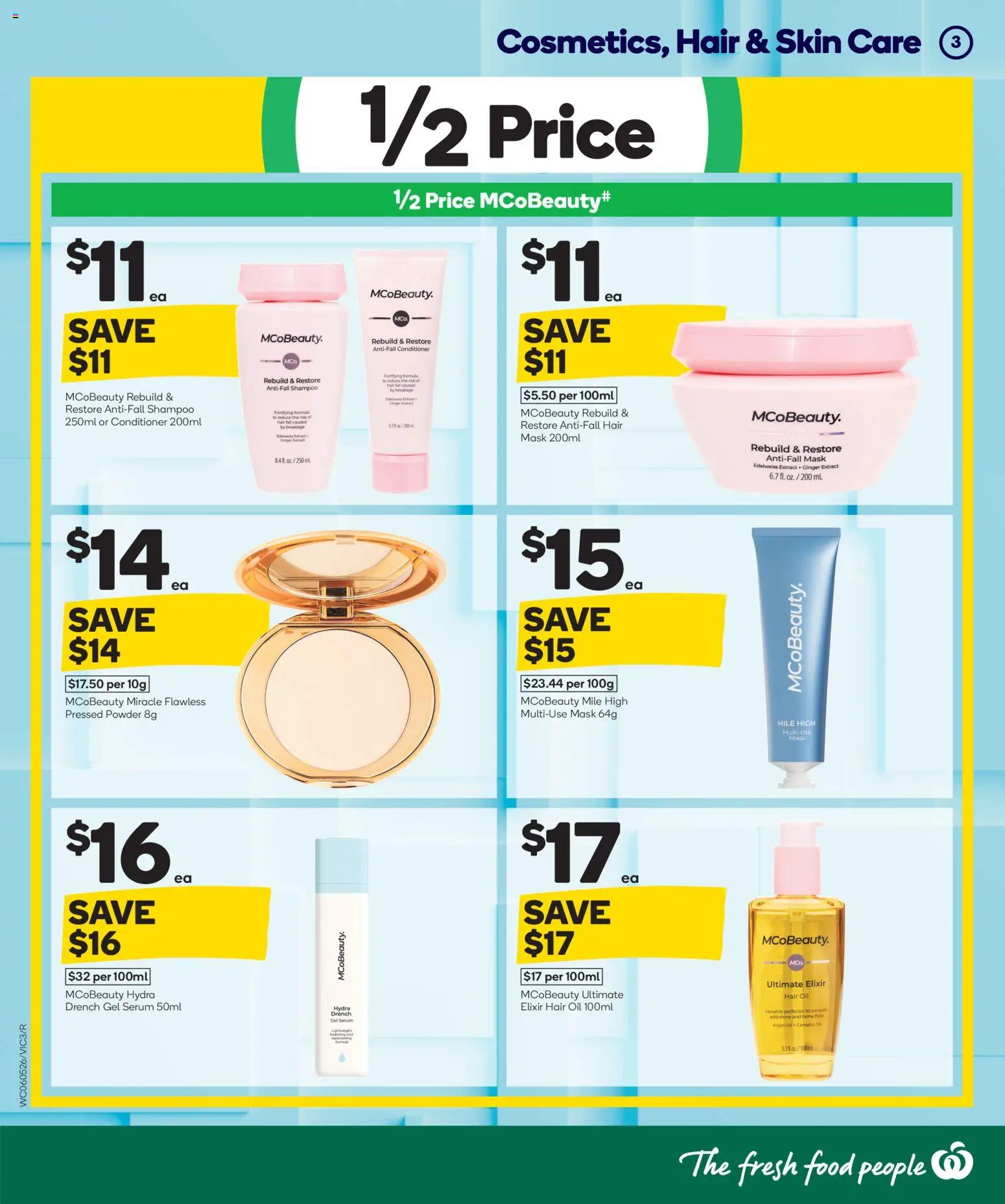 Woolworths catalogue - valid from 06.05.2026 | Page: 3 | Products: Powder, Conditioner, Hair oil, Ginger