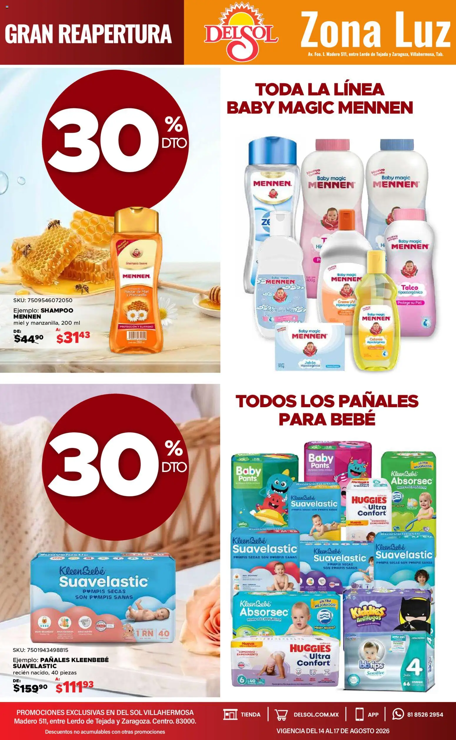 Nuevas ofertas de Del Sol y Woolworth válidas en toda la República Mexicana desde el 14/08/2026. ¡Encuentra las mejores ofertas en Del Sol y Woolworth katalog 4 Días de Grandes Promociones! | Página: 25 | Productos: Huevo, Aceite, Shampoo, Jabón