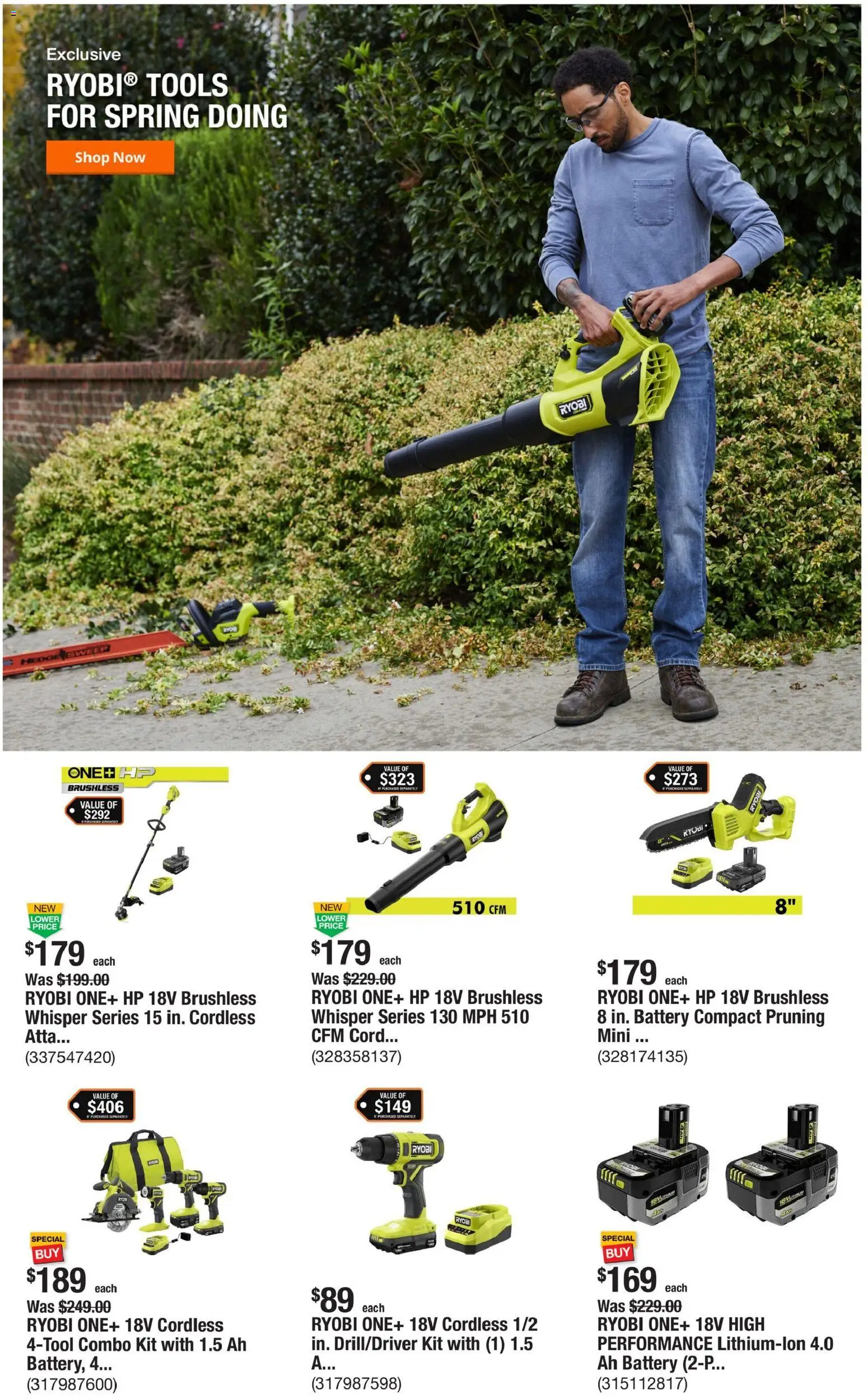 Home Depot Weekly Ad - valid from 05.03.2026 | Page: 6 | Products: Battery