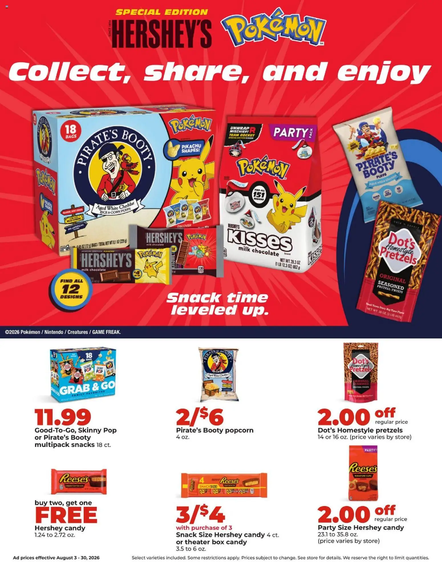 HyVee Monthly Ad - valid from 08/03/2026 | Page: 6 | Products: Corn, Milk, Cheese, Chocolate