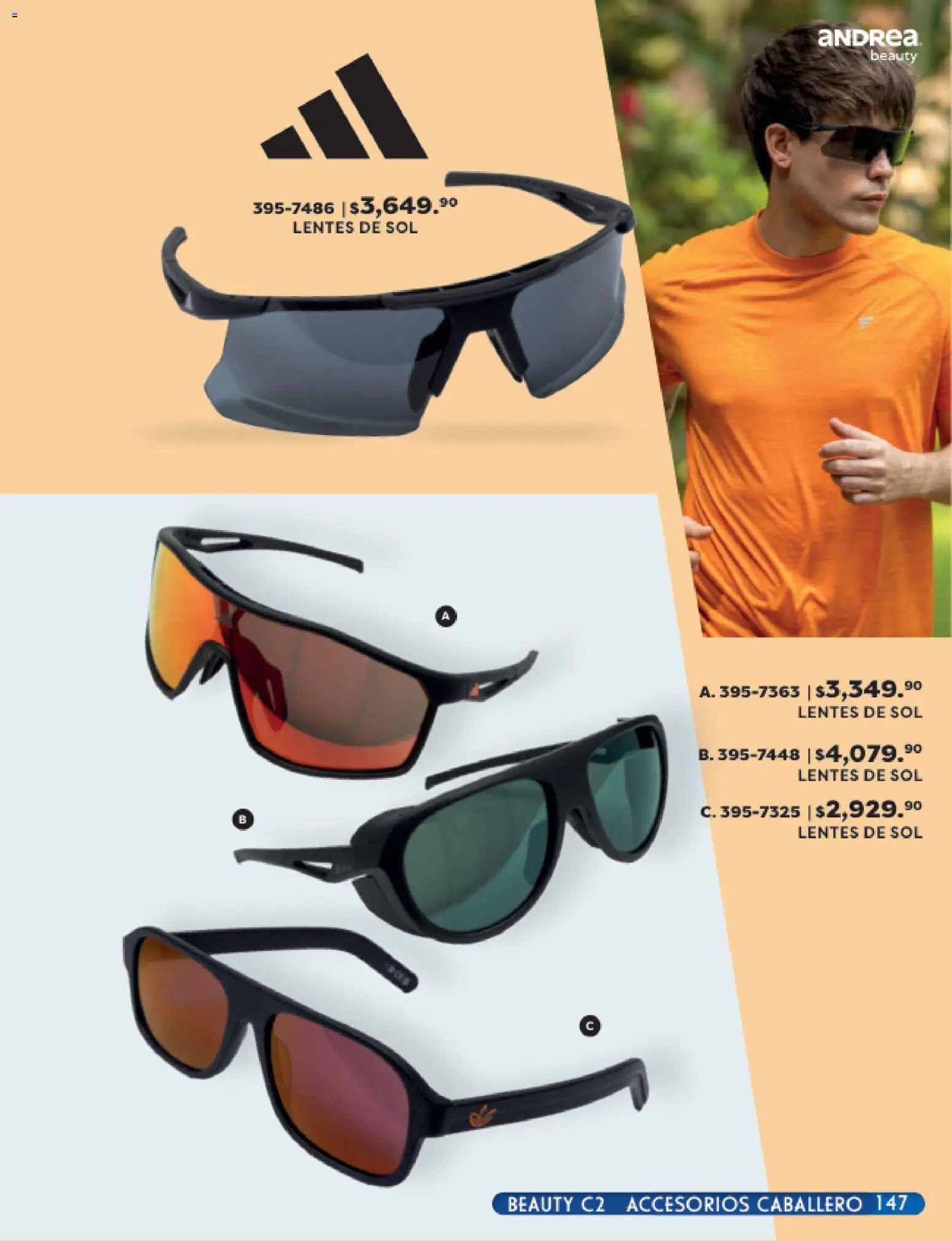 Nuevas ofertas de Andrea válidas en toda la República Mexicana desde el 24.05.2026. ¡Encuentra las mejores ofertas en Andrea catálogo Beauty! | Página: 147 | Productos: Lentes, Lentes de sol