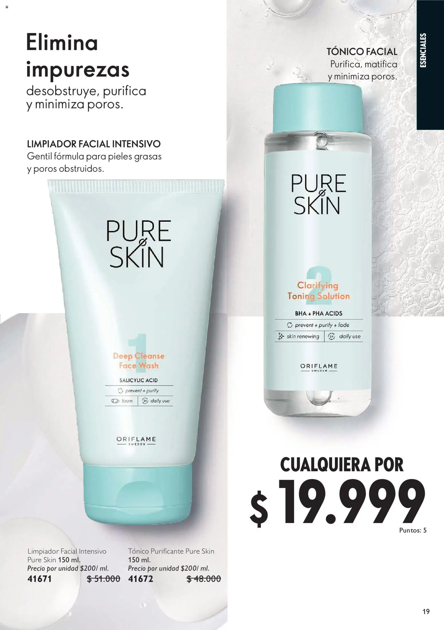 Oriflame revista - valida desde el 20/06/2026 | Página: 19 | Productos: Limpiador, Limpiador facial