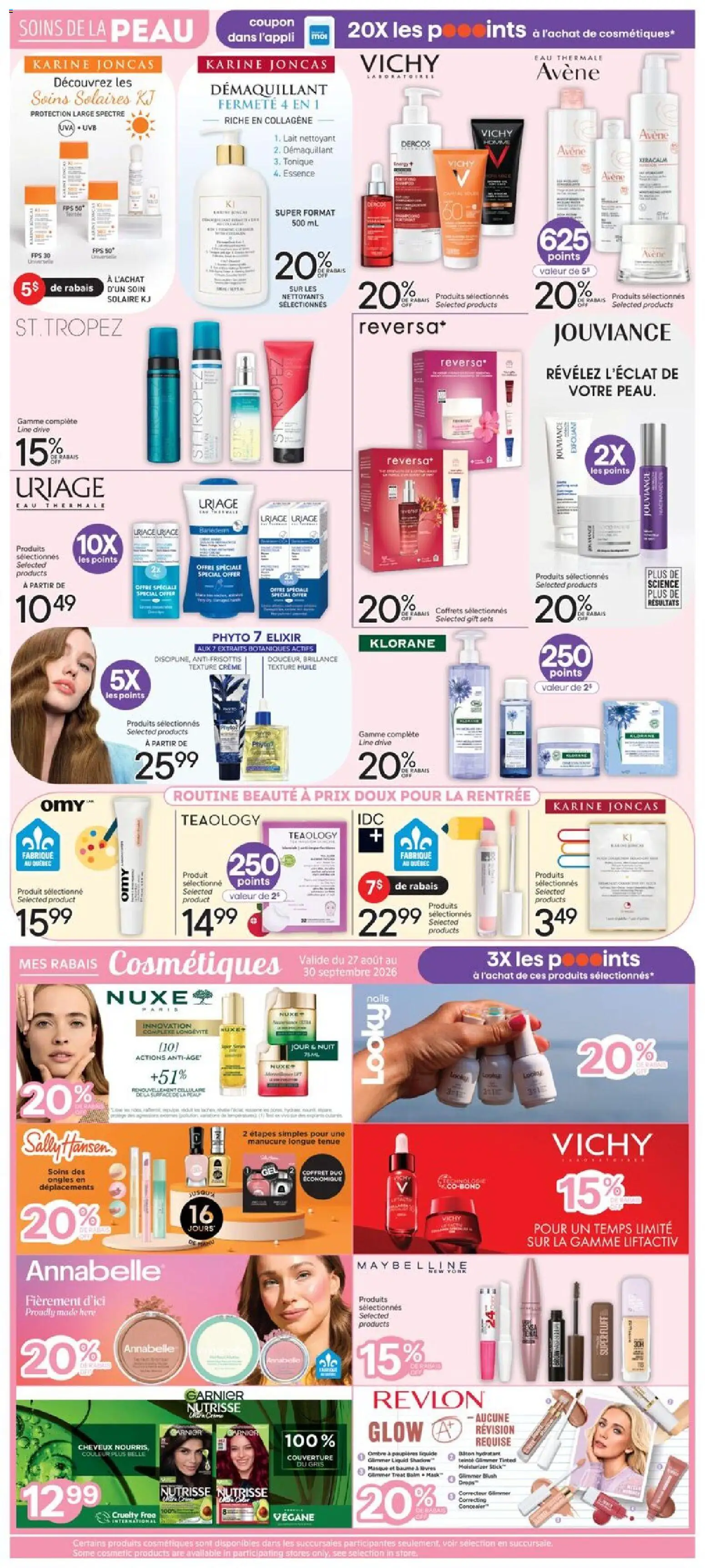 Brunet flyer valid from Aug 27, 2026 | Page: 5 | Products: Concealer, Blush