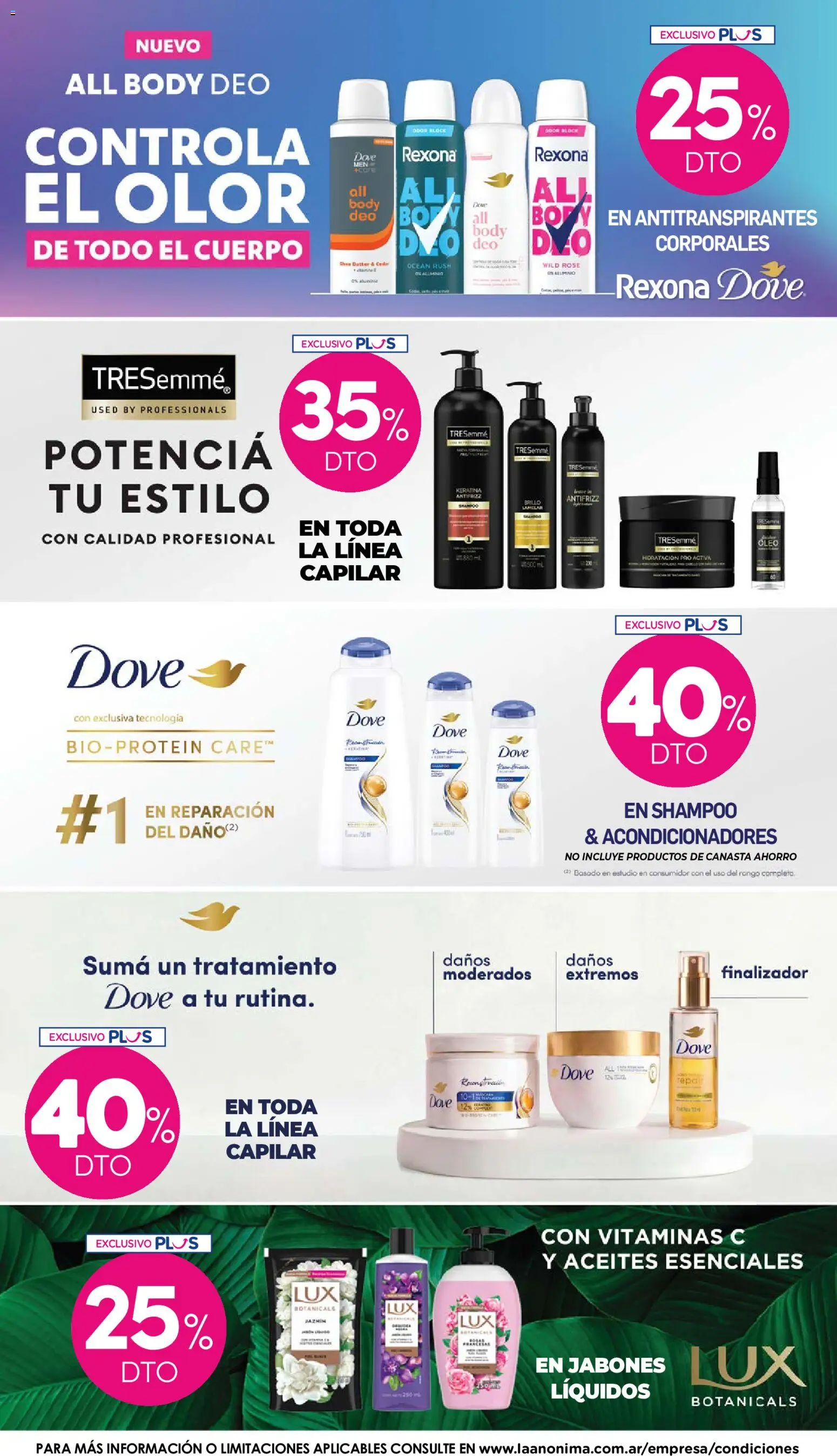 La Anonima catálogo │ válido desde el 23.04.2026 | Página: 28 | Productos: Vitaminas, Shampoo, Brillo, Canasta
